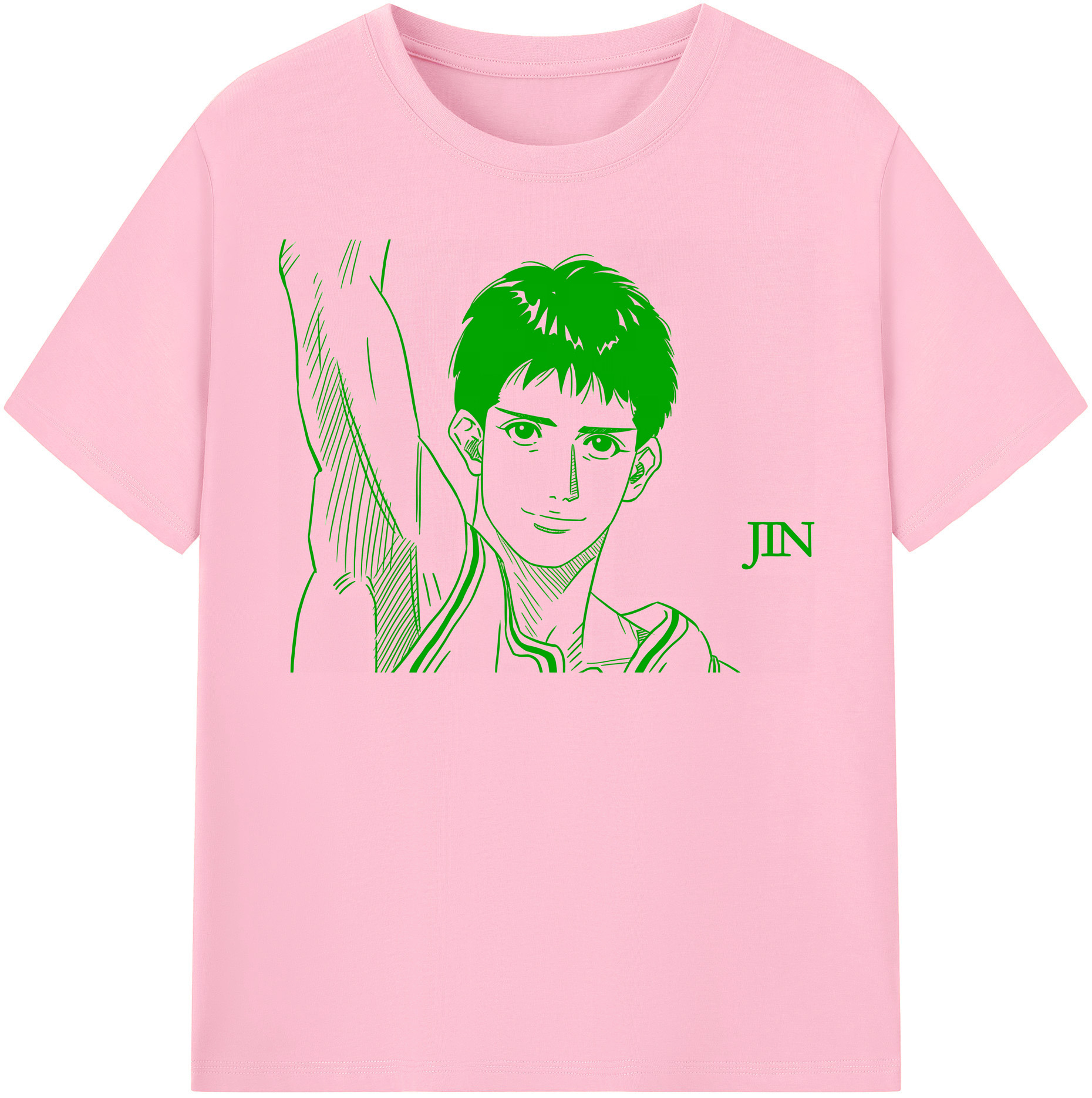 SLAM DUNK／スラムダンク 綿100％半袖Tシャツ（フロントプリント）