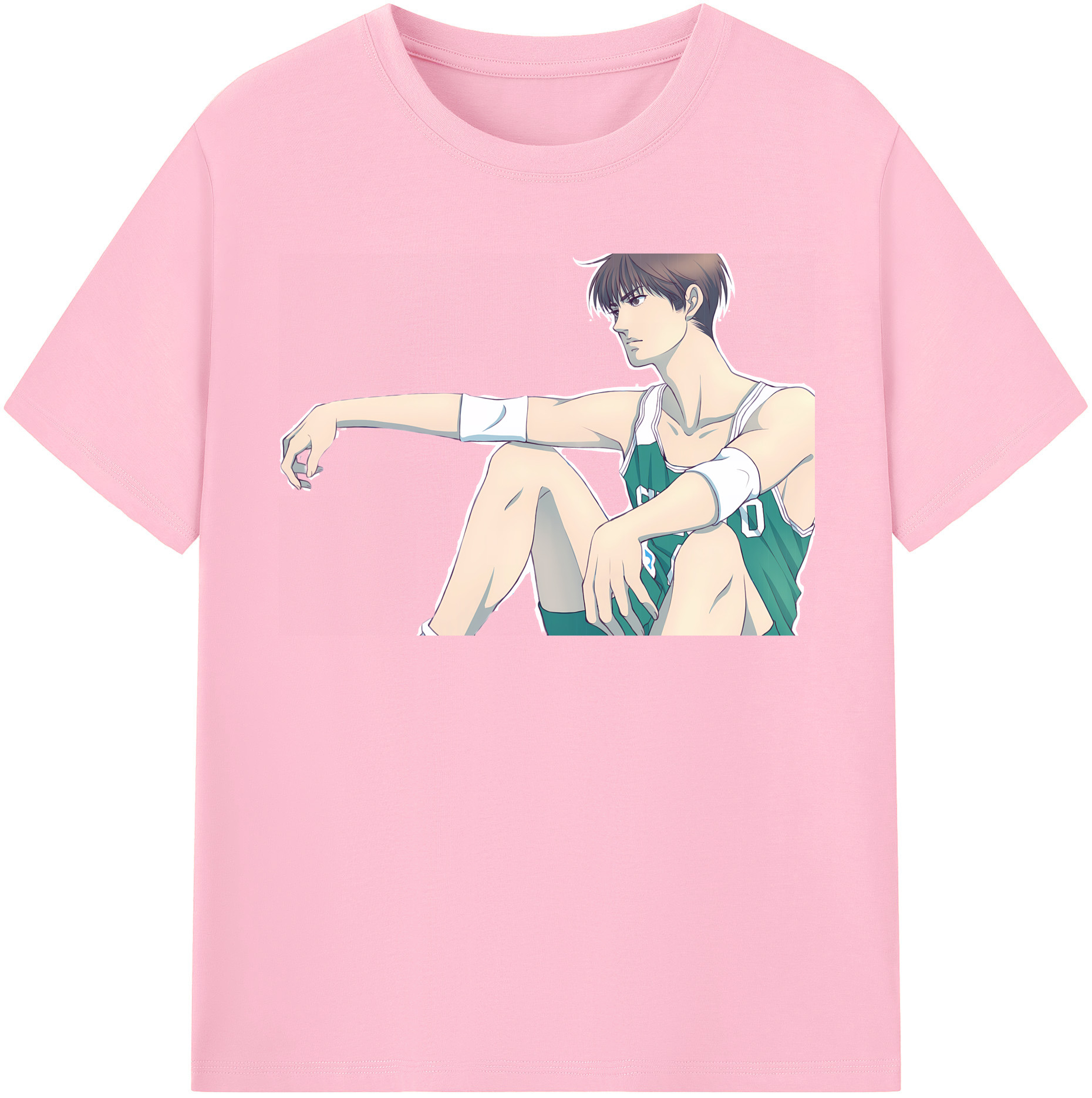 SLAM DUNK／スラムダンク 綿100％半袖Tシャツ（フロントプリント）
