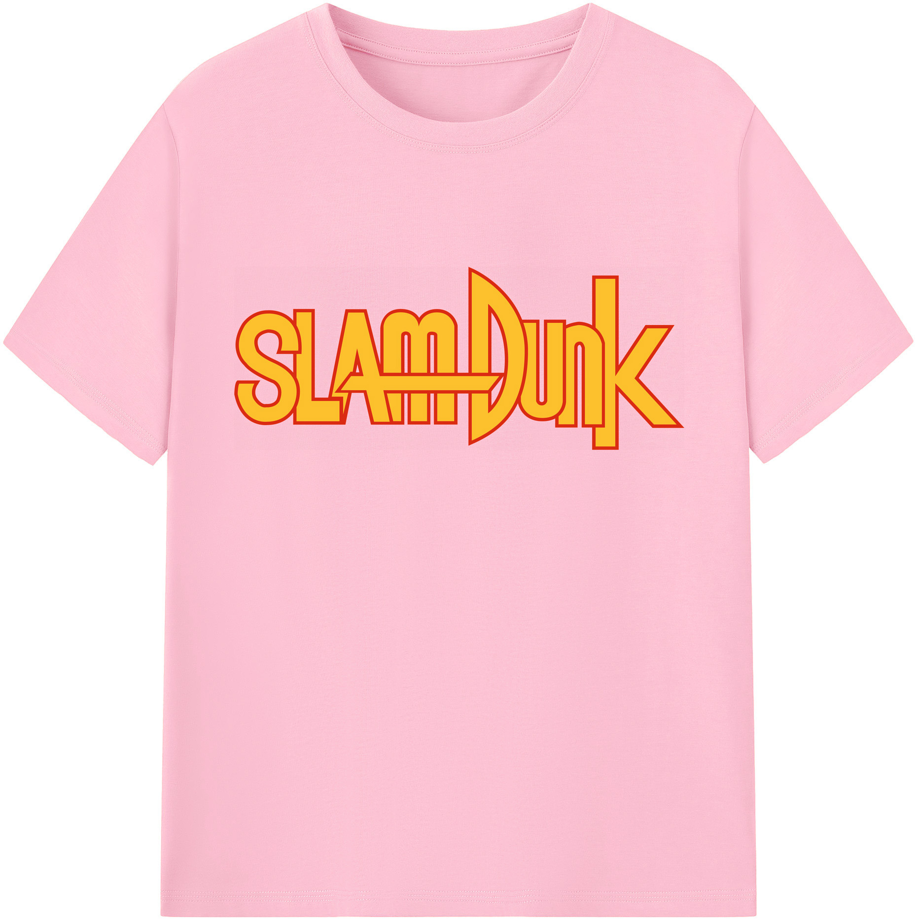 SLAM DUNK／スラムダンク 綿100％半袖Tシャツ（フロントプリント）