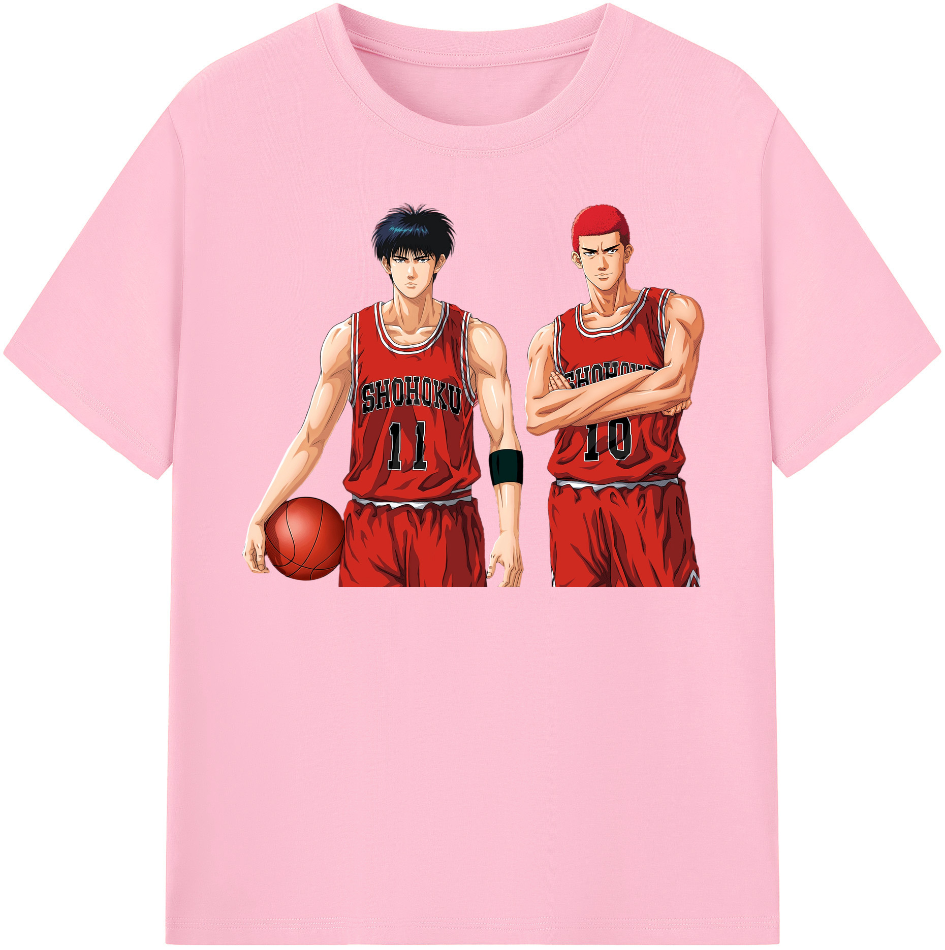 （画像用） SLAM DUNK／スラムダンク 綿100％半袖Tシャツ（フロントプリント）