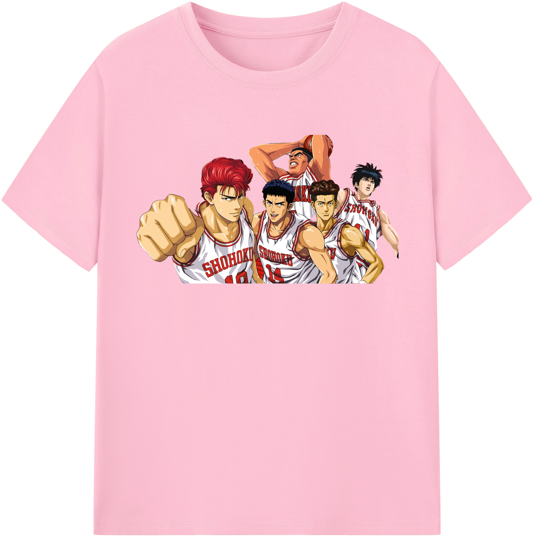 （画像用） SLAM DUNK／スラムダンク 綿100％半袖Tシャツ（フロントプリント）