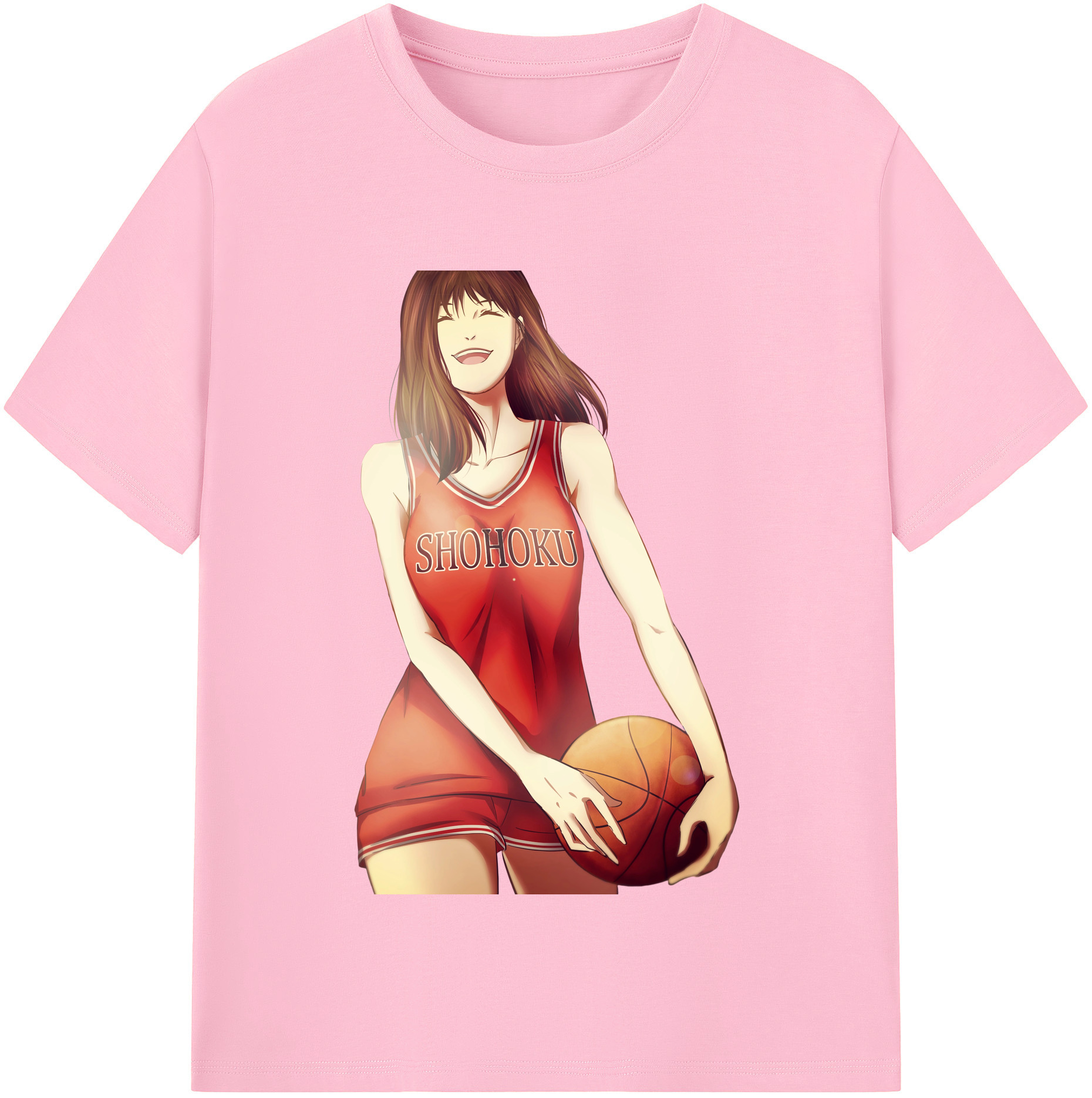 SLAM DUNK／スラムダンク 綿100％半袖Tシャツ（フロントプリント）