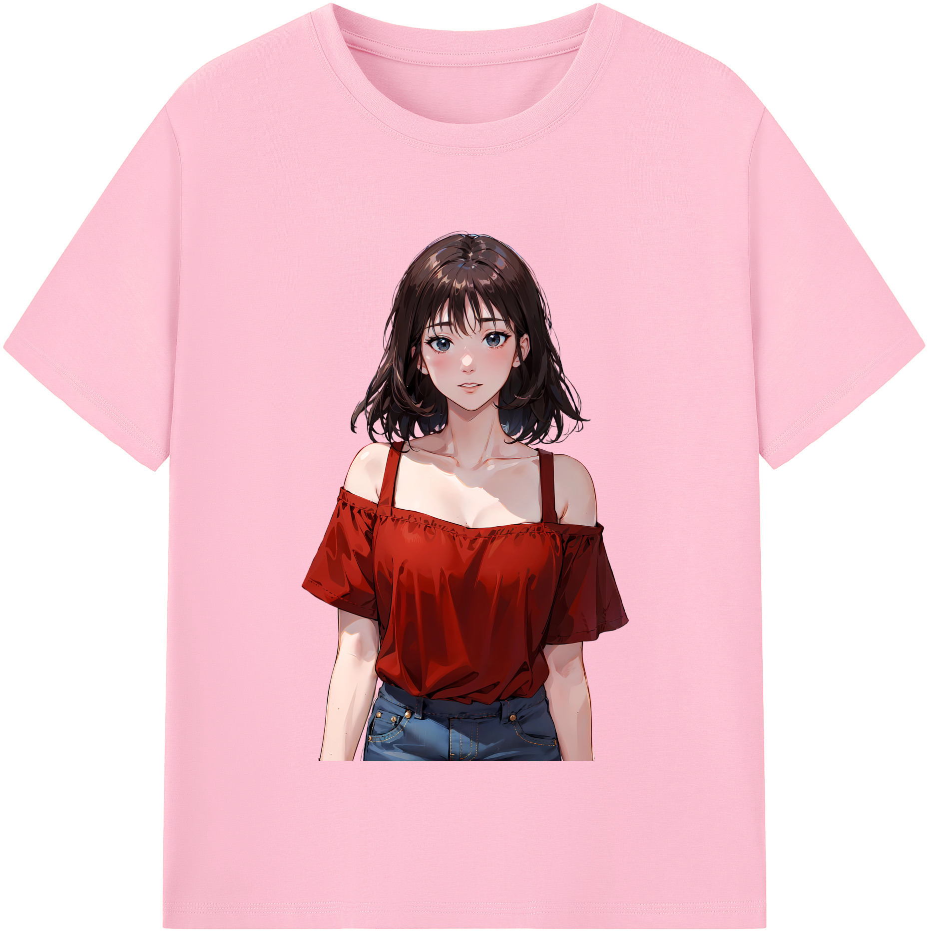 SLAM DUNK／スラムダンク 綿100％半袖Tシャツ（フロントプリント）