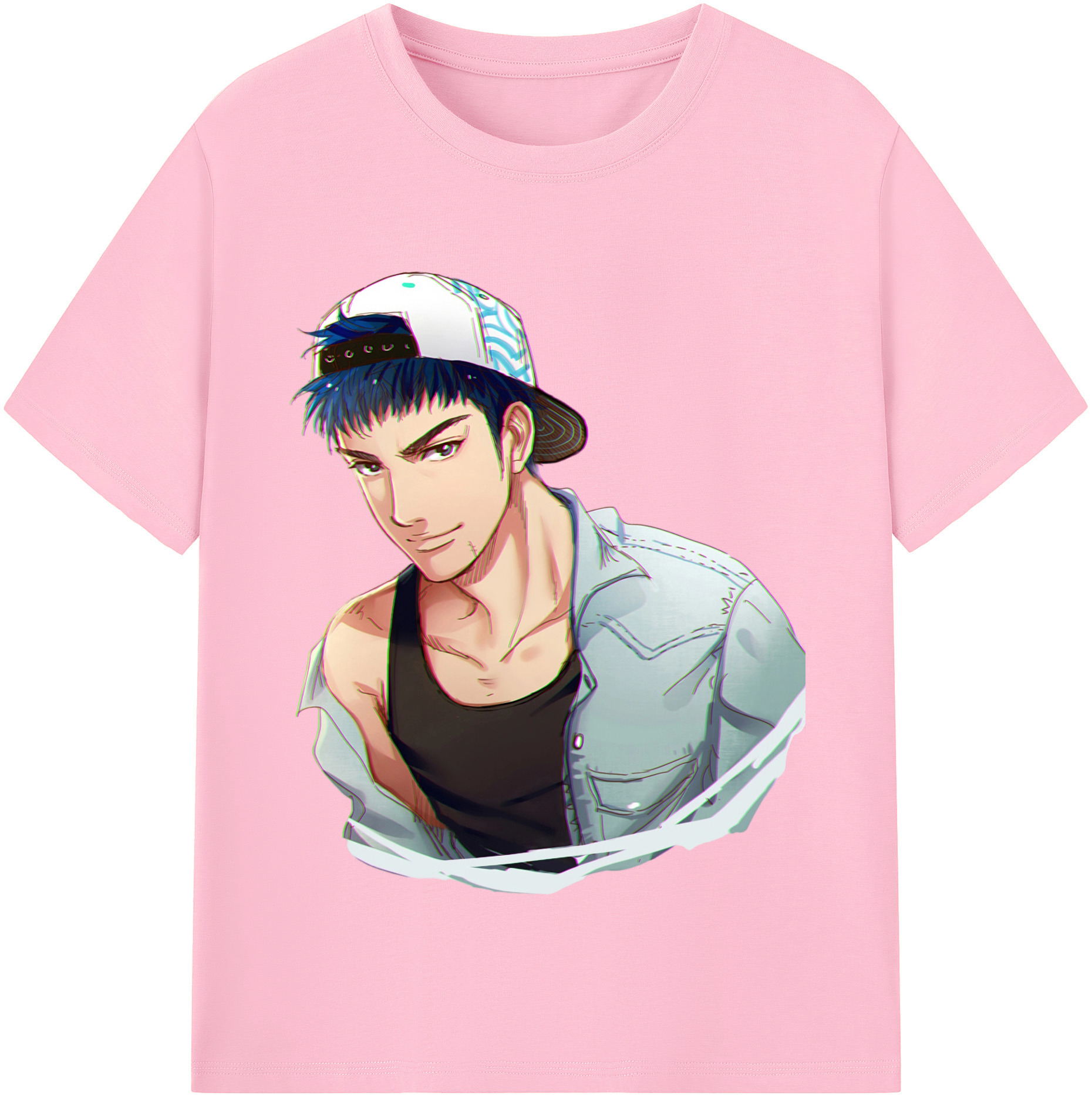 SLAM DUNK／スラムダンク 綿100％半袖Tシャツ（フロントプリント）