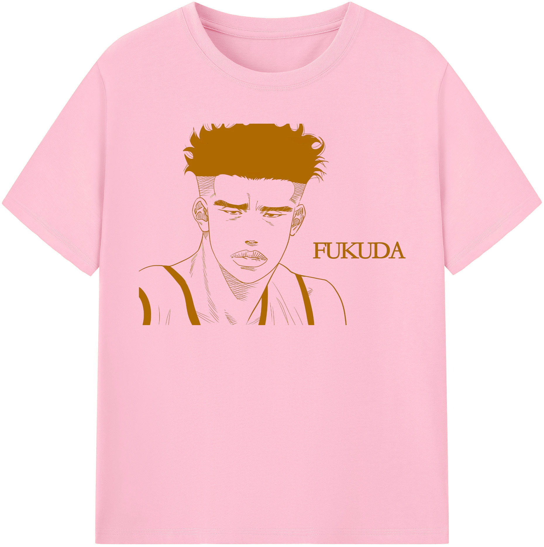 SLAM DUNK／スラムダンク 綿100％半袖Tシャツ（フロントプリント）