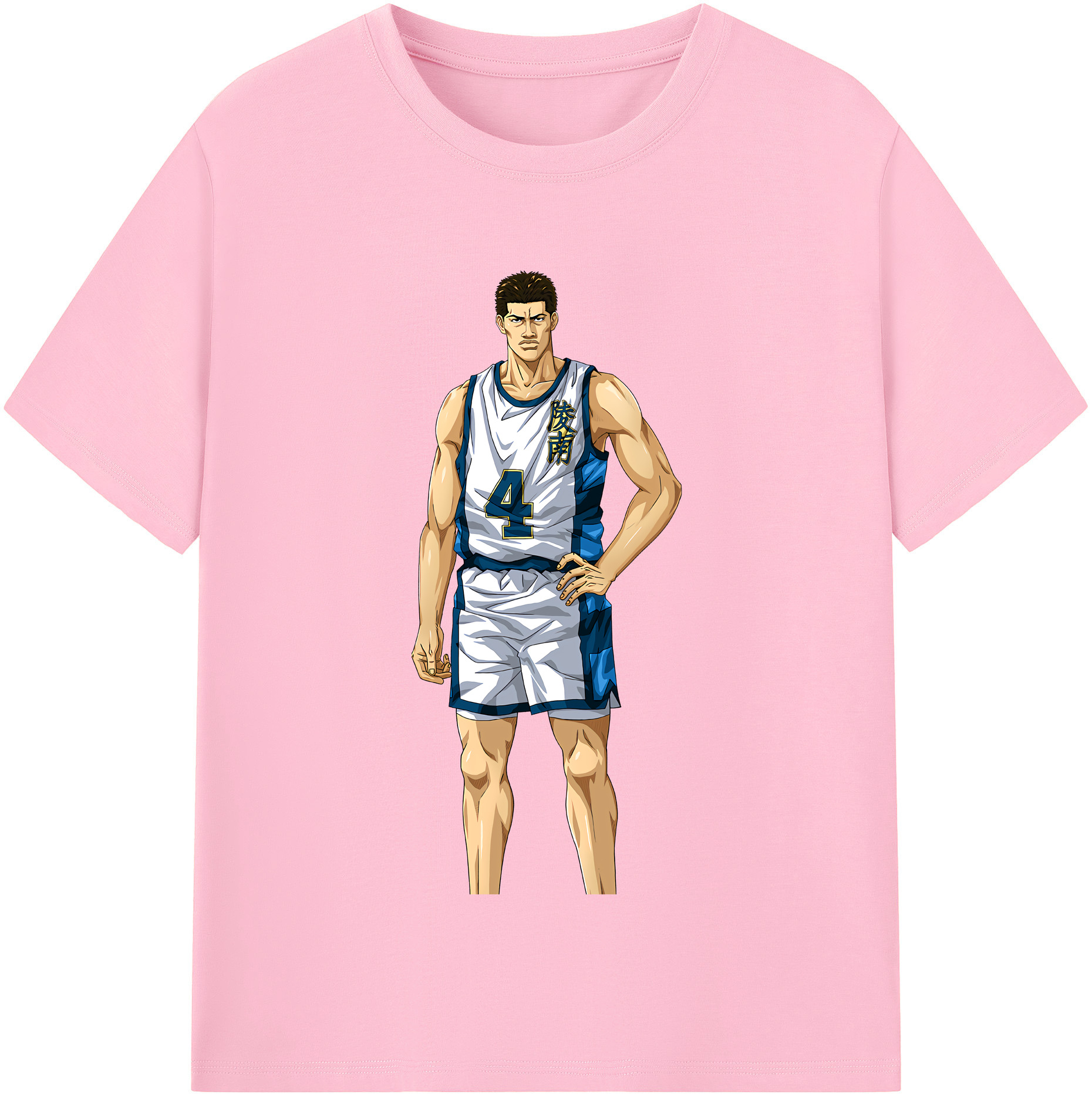 SLAM DUNK／スラムダンク 綿100％半袖Tシャツ（フロントプリント）