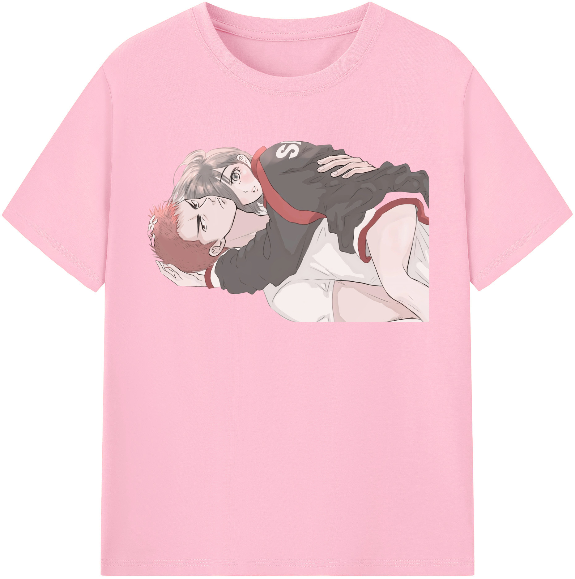SLAM DUNK／スラムダンク 綿100％半袖Tシャツ（フロントプリント）