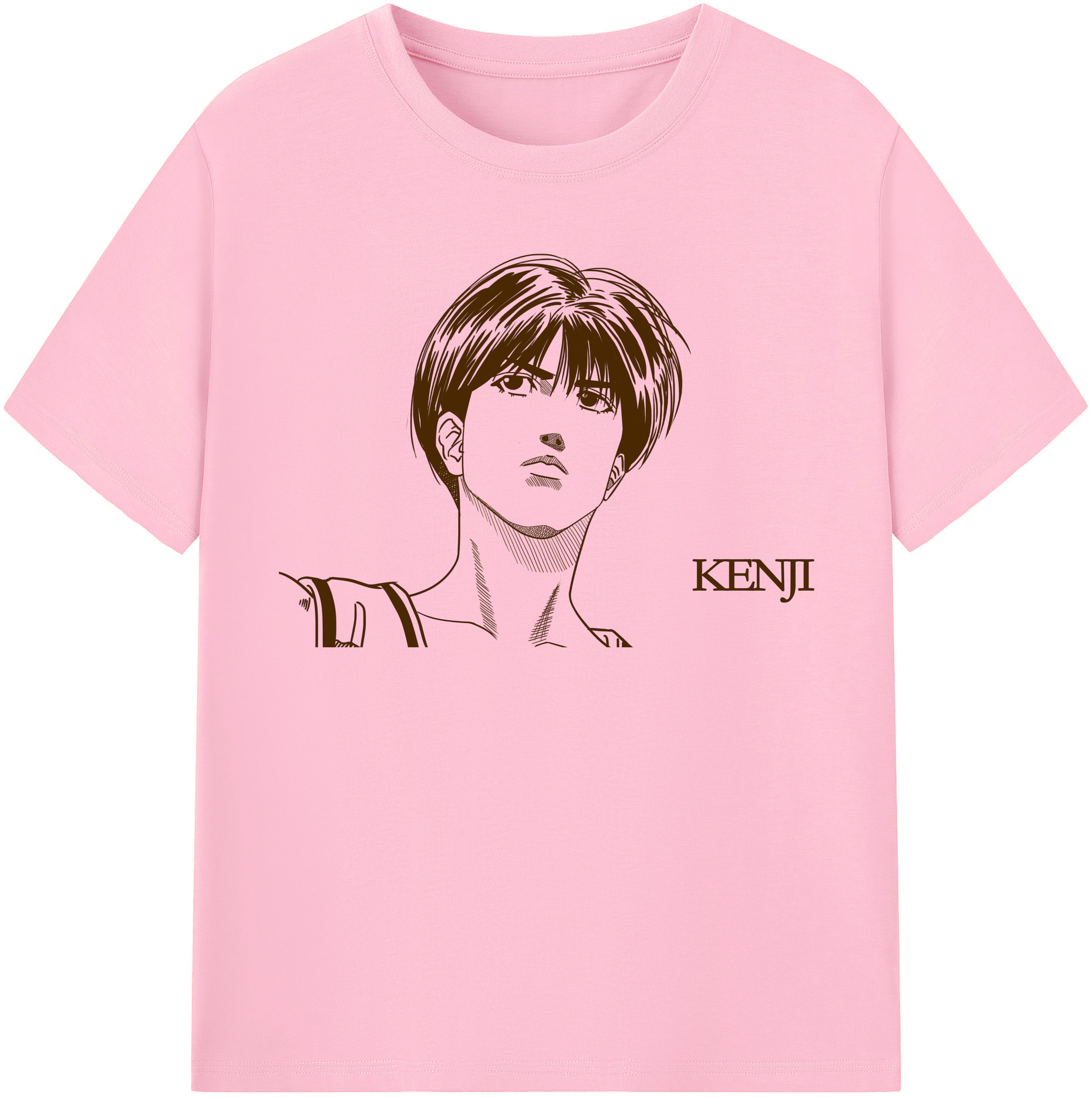 SLAM DUNK／スラムダンク 綿100％半袖Tシャツ（フロントプリント）