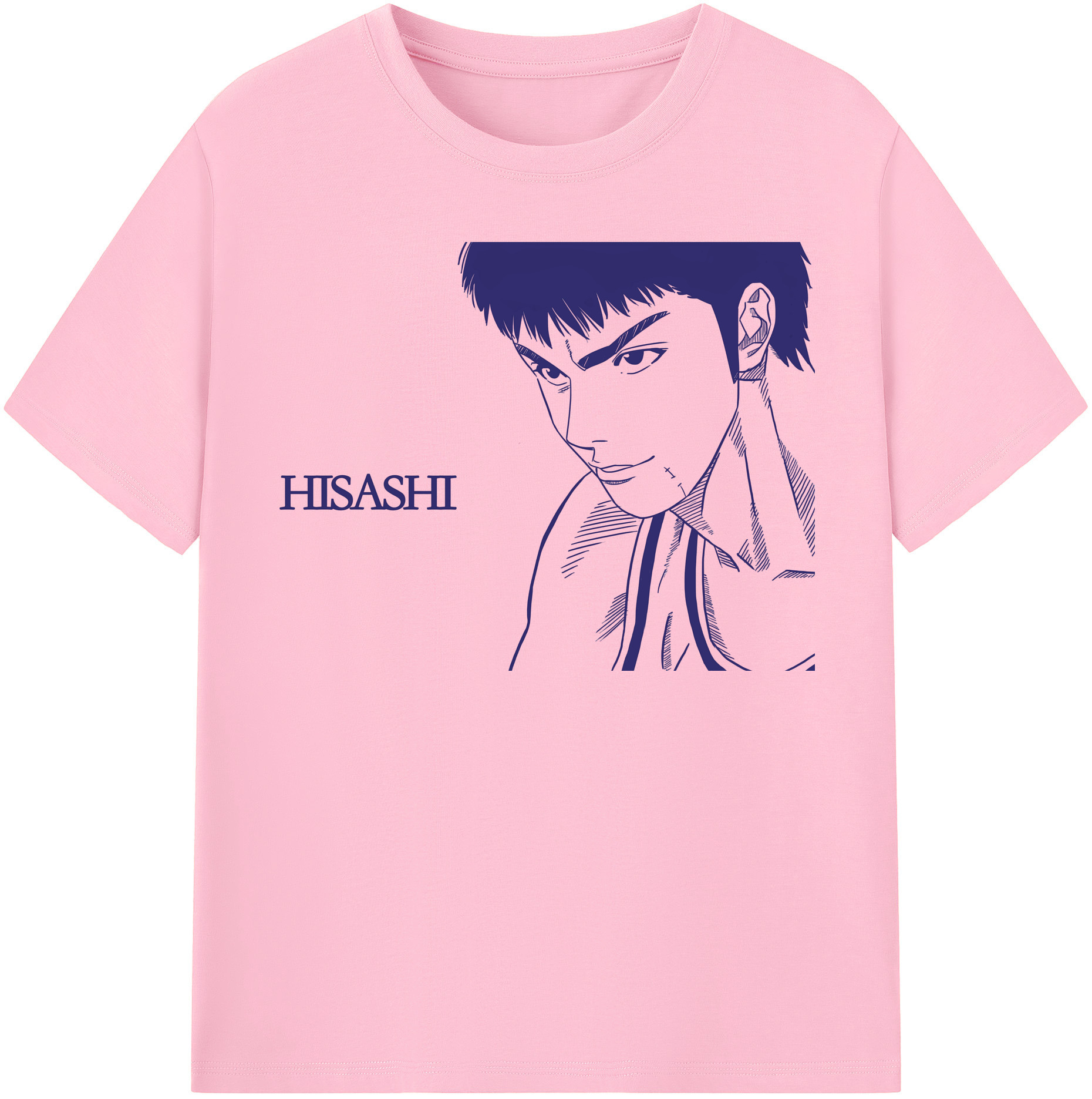SLAM DUNK／スラムダンク 綿100％半袖Tシャツ（フロントプリント）