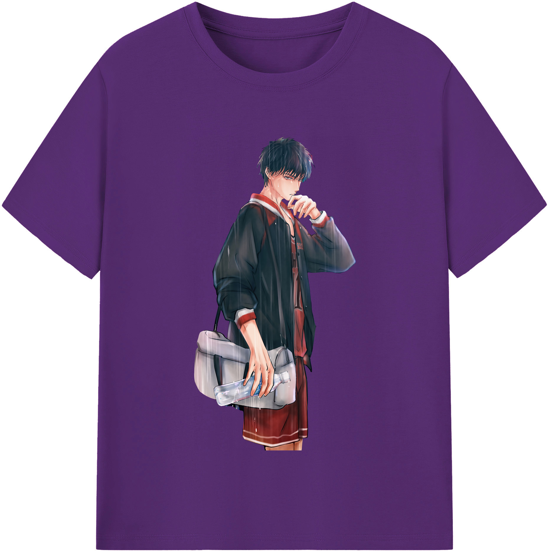 SLAM DUNK／スラムダンク 綿100％半袖Tシャツ（フロントプリント）