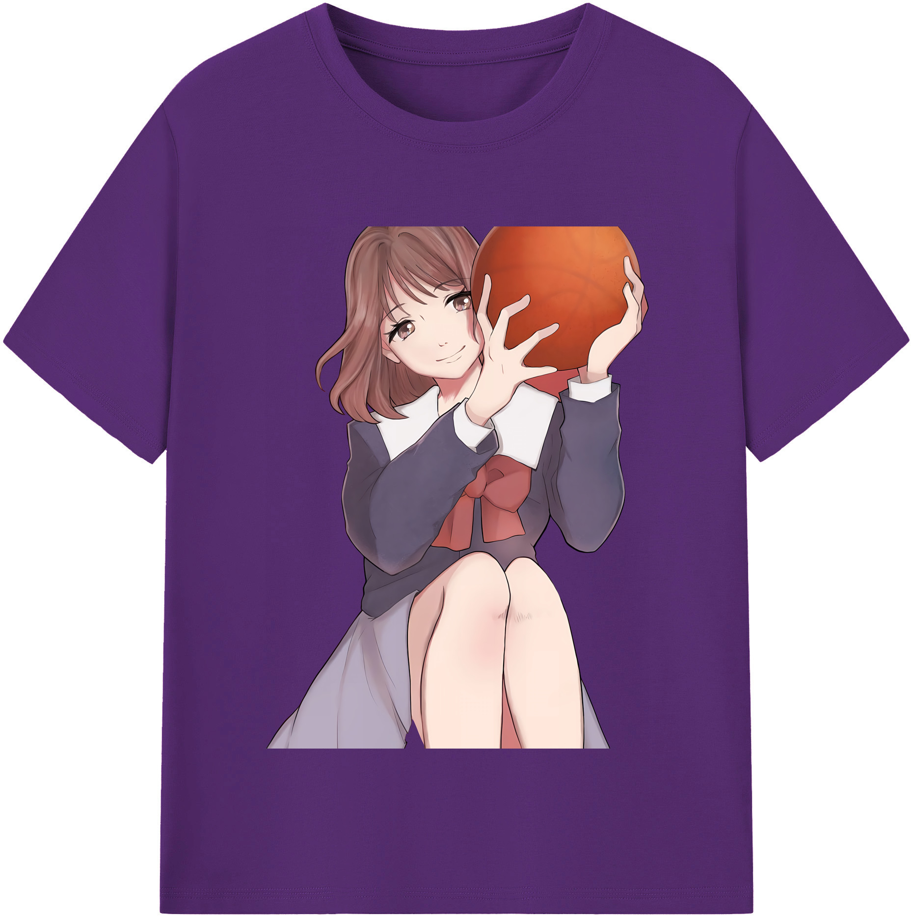 SLAM DUNK／スラムダンク 綿100％半袖Tシャツ（フロントプリント）