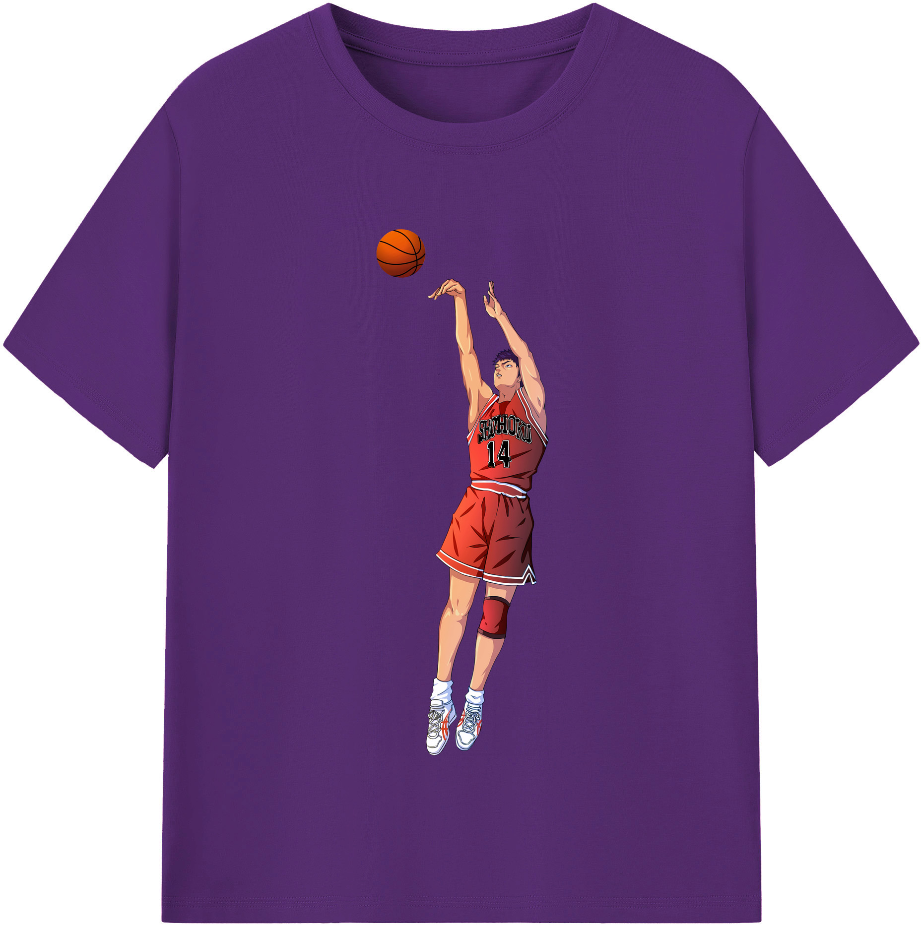 （画像用） SLAM DUNK／スラムダンク 綿100％半袖Tシャツ（フロントプリント）