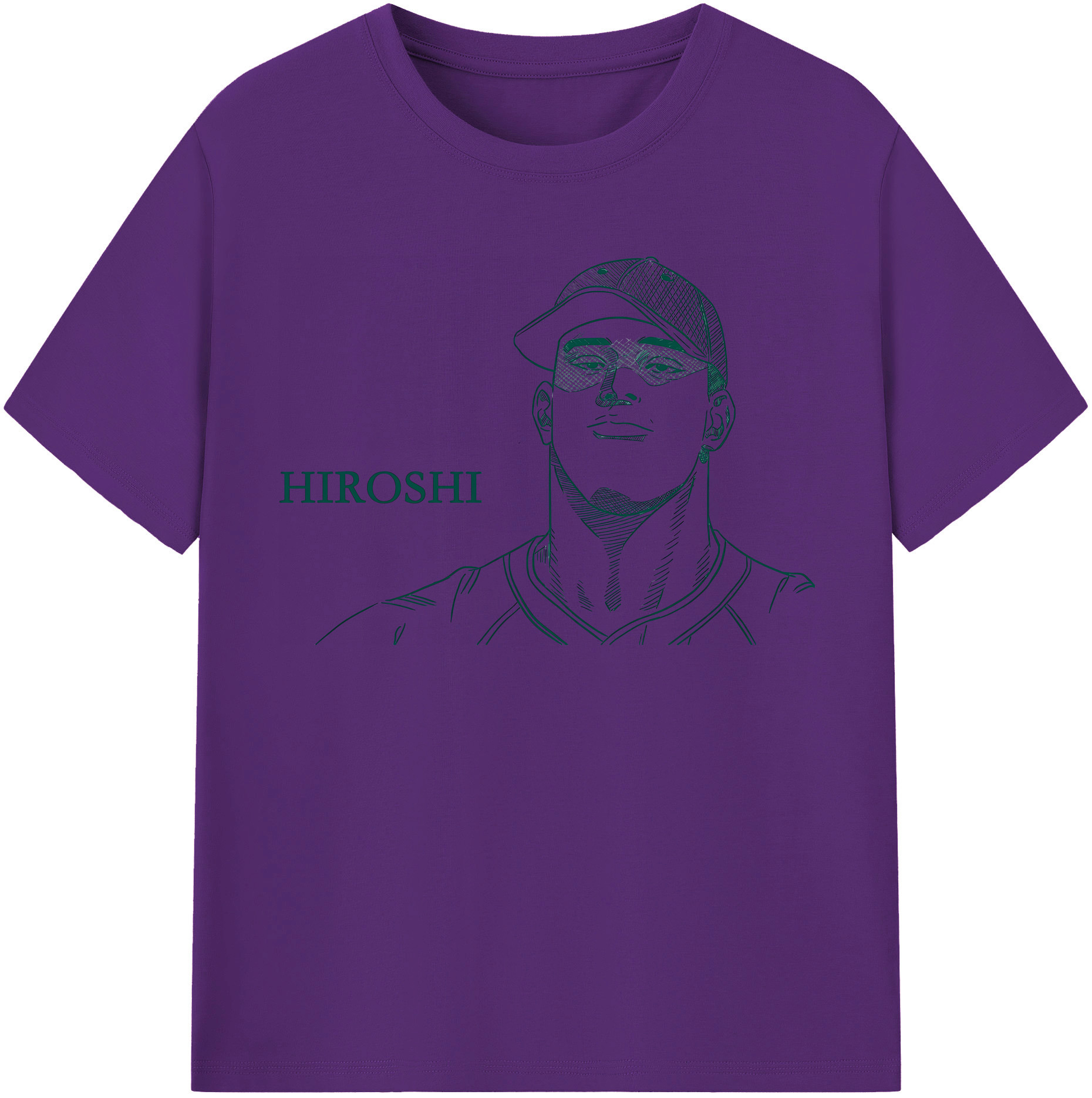 SLAM DUNK／スラムダンク 綿100％半袖Tシャツ（フロントプリント）