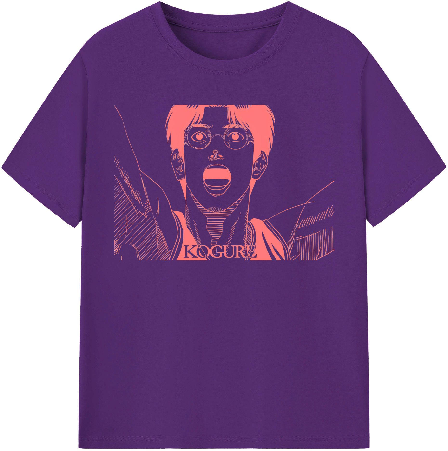 SLAM DUNK／スラムダンク 綿100％半袖Tシャツ（フロントプリント）