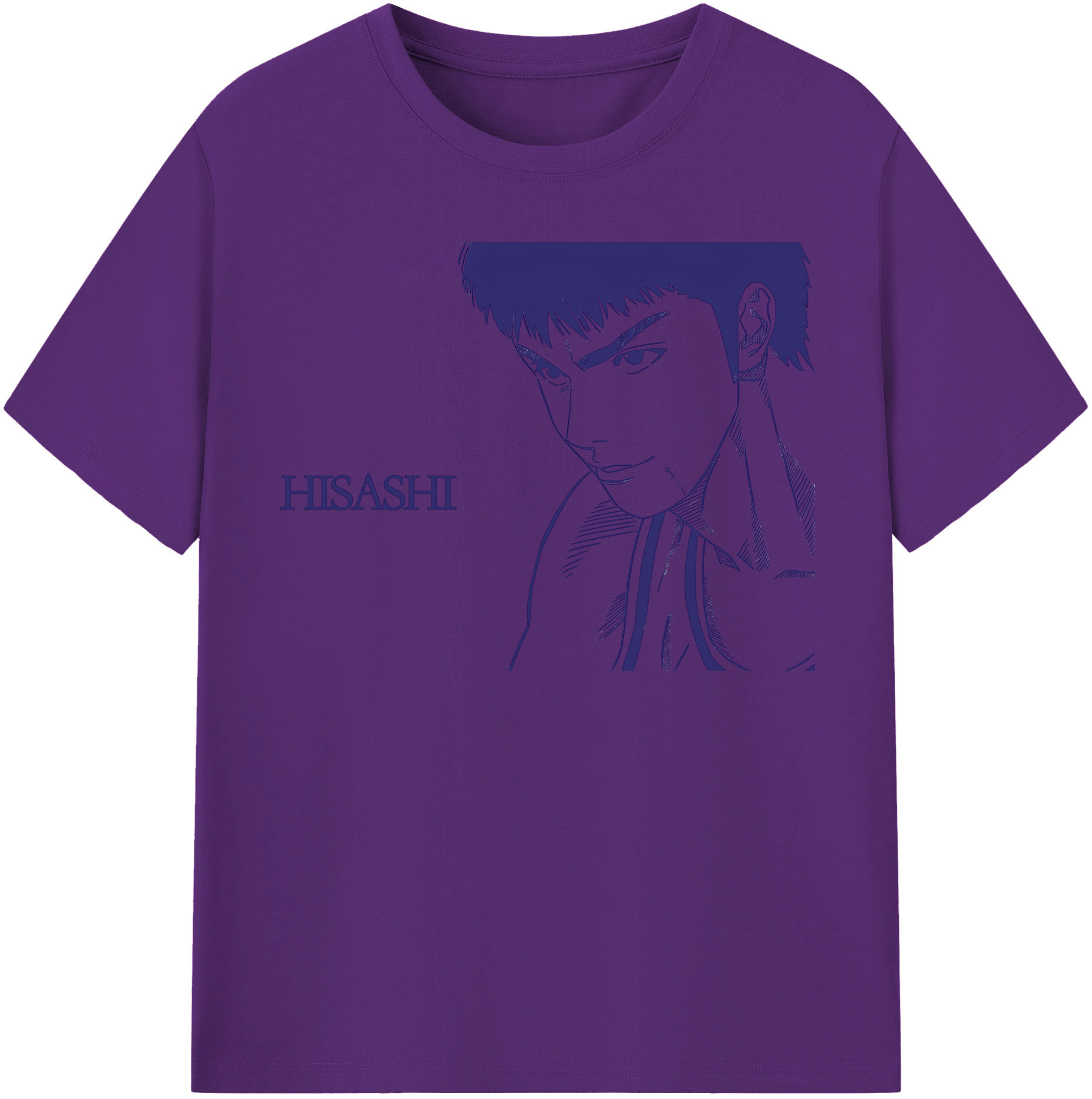 SLAM DUNK／スラムダンク 綿100％半袖Tシャツ（フロントプリント）