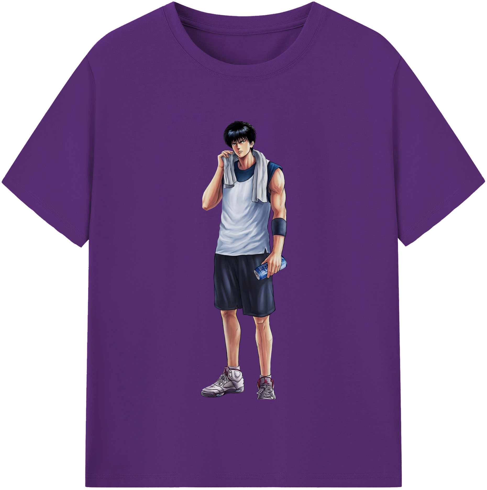 （画像用） SLAM DUNK／スラムダンク 綿100％半袖Tシャツ（フロントプリント）