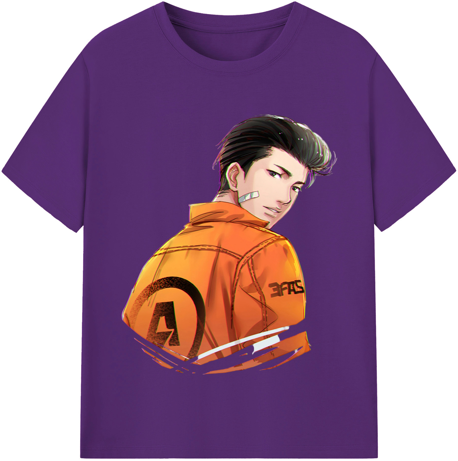 SLAM DUNK／スラムダンク 綿100％半袖Tシャツ（フロントプリント）