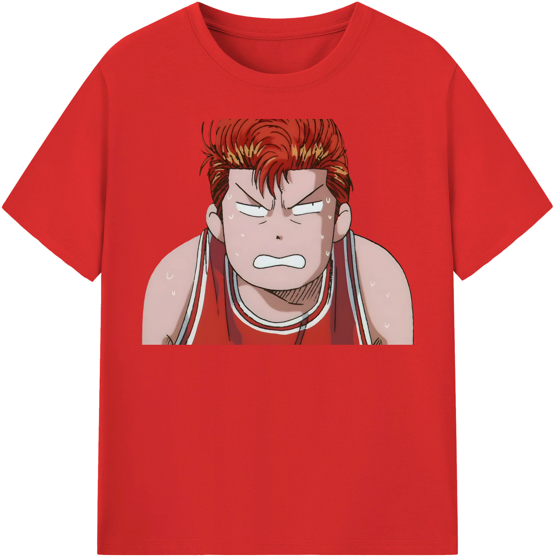 SLAM DUNK／スラムダンク 綿100％半袖Tシャツ（フロントプリント）