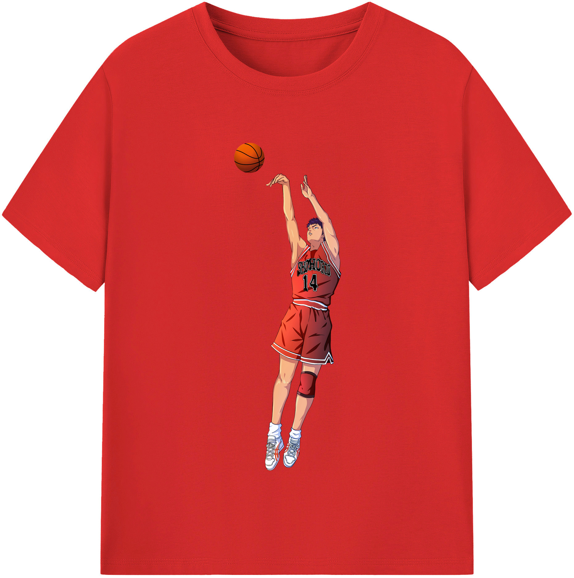 （画像用） SLAM DUNK／スラムダンク 綿100％半袖Tシャツ（フロントプリント）