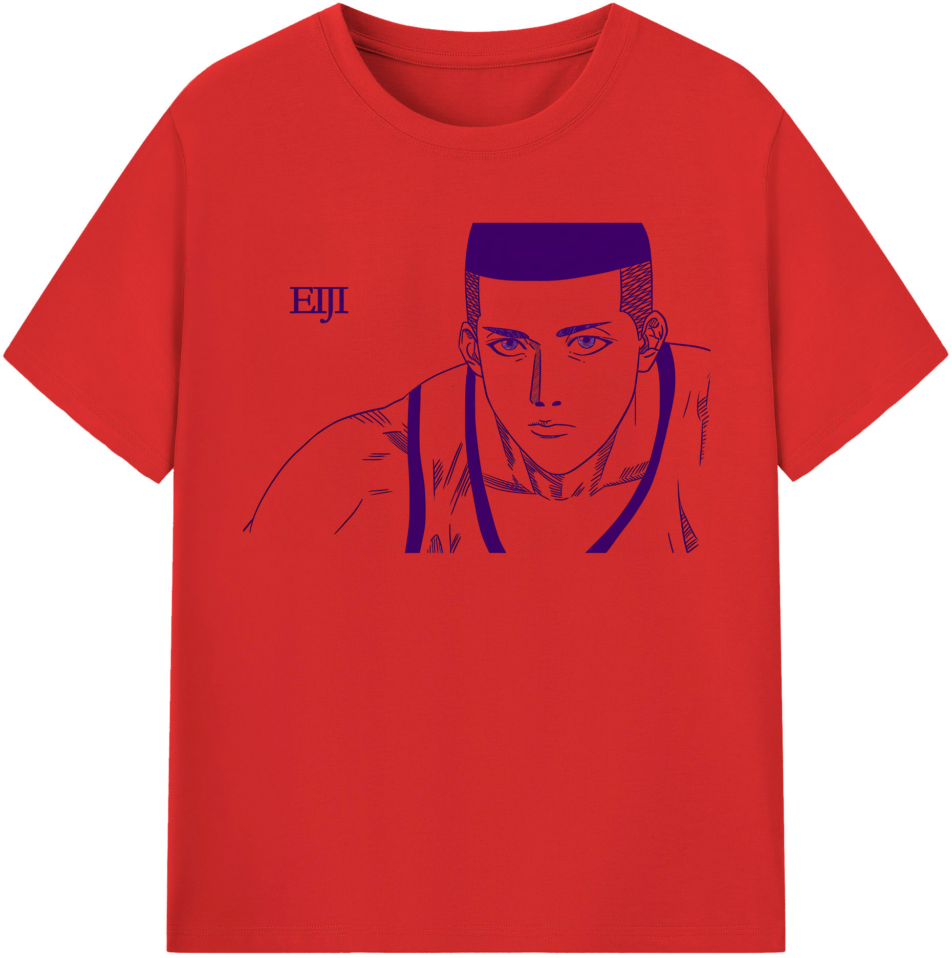 （画像用） SLAM DUNK／スラムダンク 綿100％半袖Tシャツ（フロントプリント）