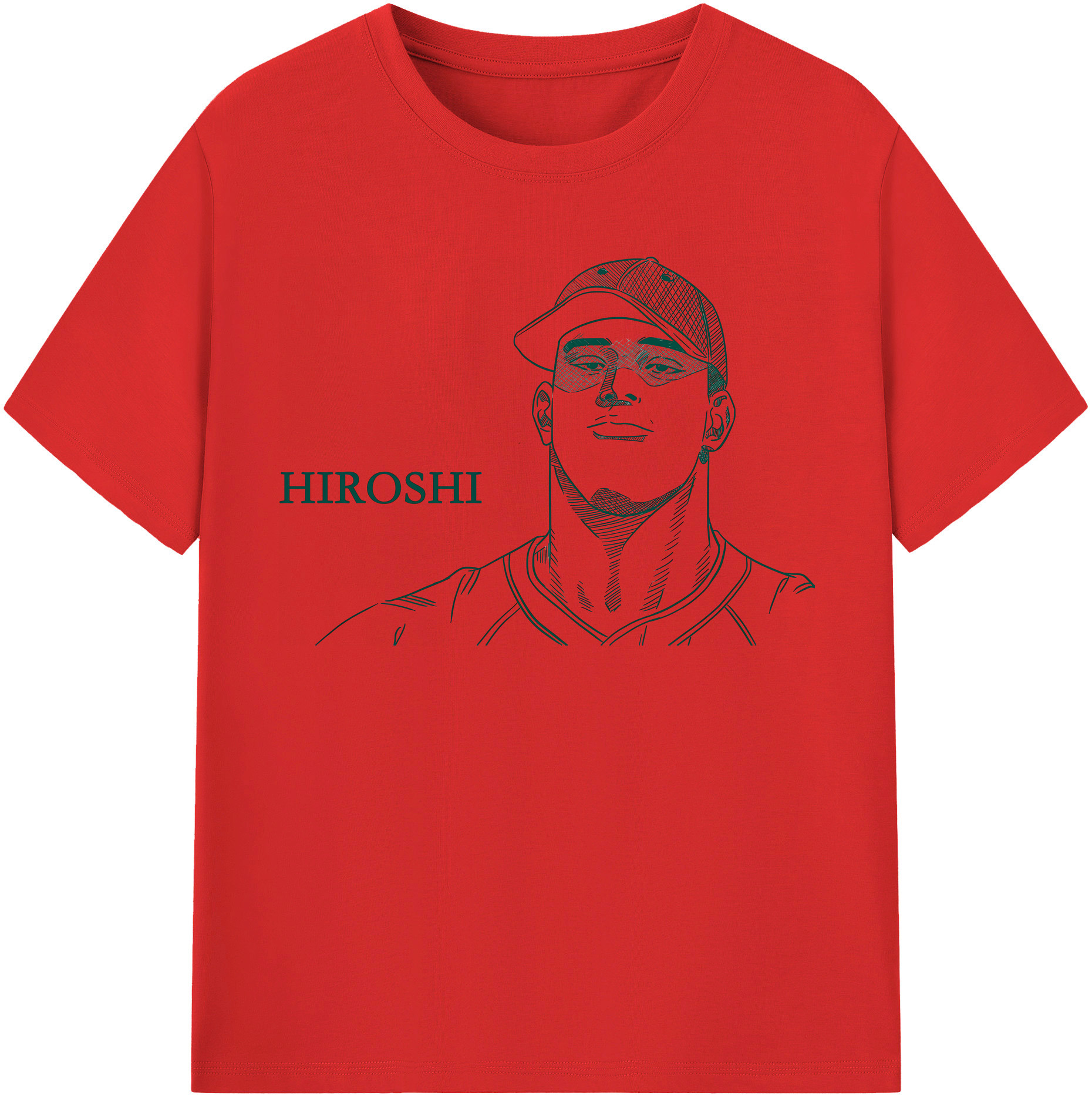 SLAM DUNK／スラムダンク 綿100％半袖Tシャツ（フロントプリント）