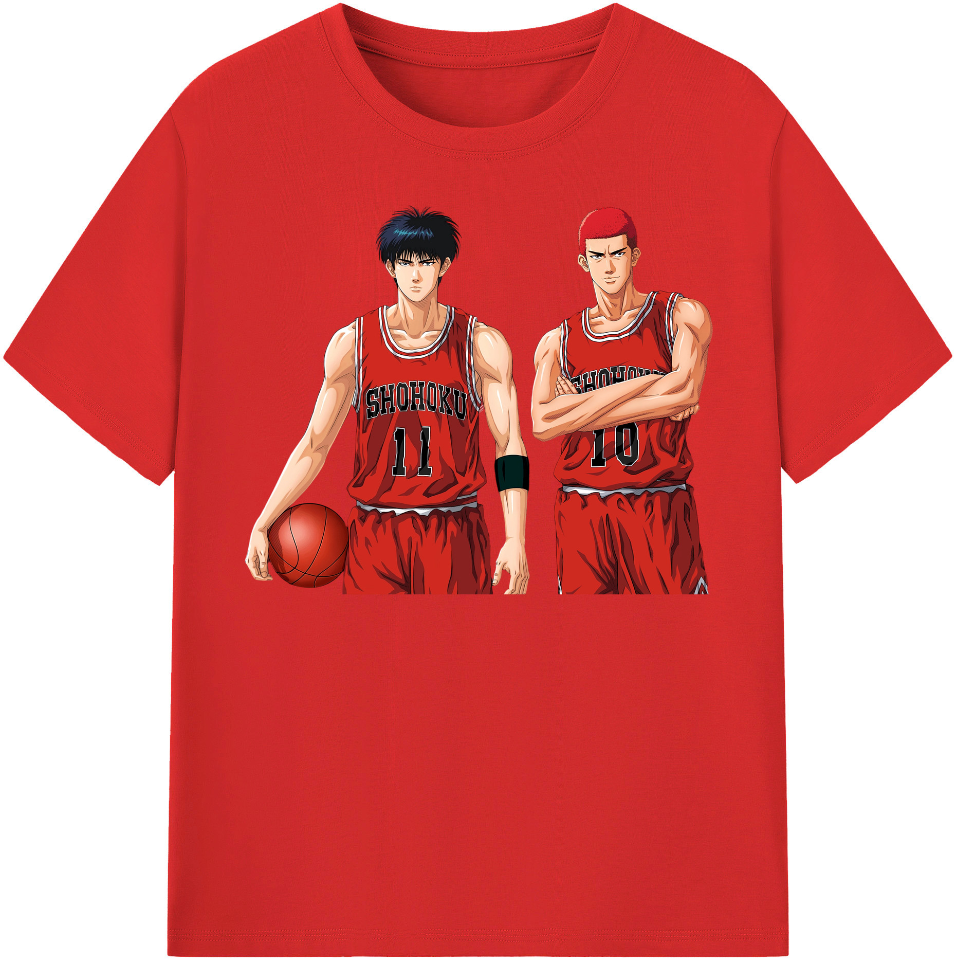 （画像用） SLAM DUNK／スラムダンク 綿100％半袖Tシャツ（フロントプリント）