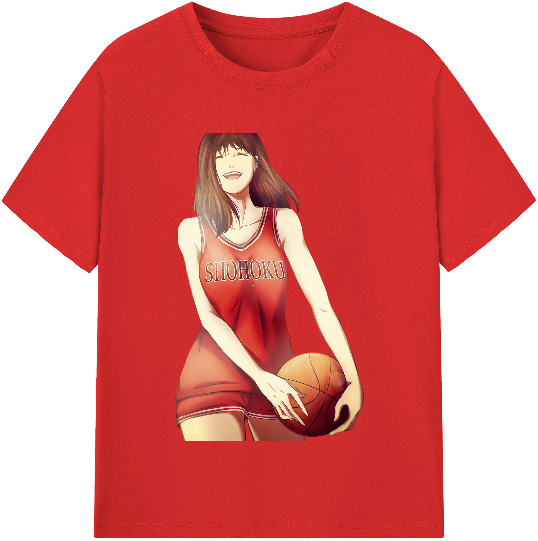 SLAM DUNK／スラムダンク 綿100％半袖Tシャツ（フロントプリント）