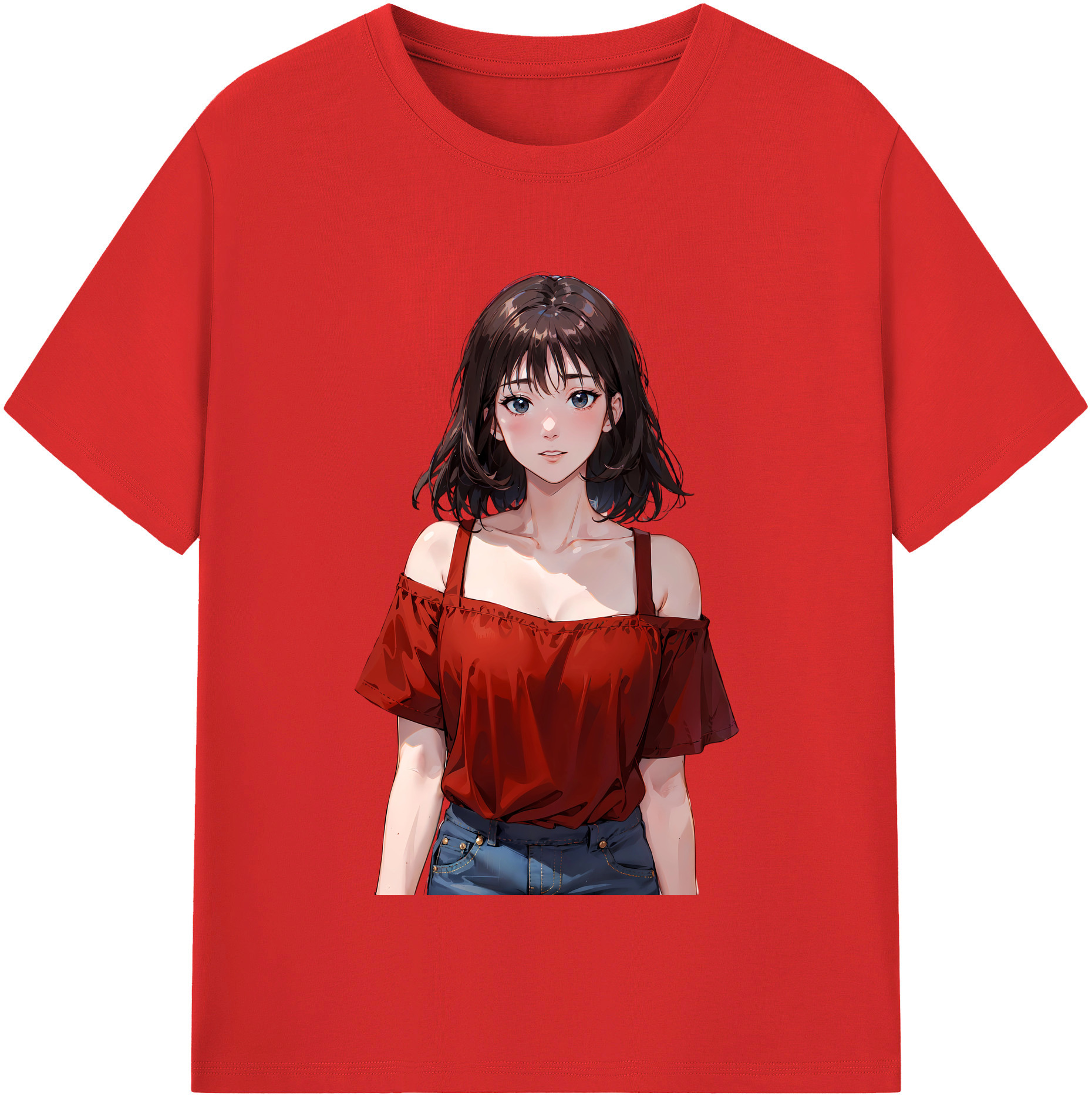 SLAM DUNK／スラムダンク 綿100％半袖Tシャツ（フロントプリント）