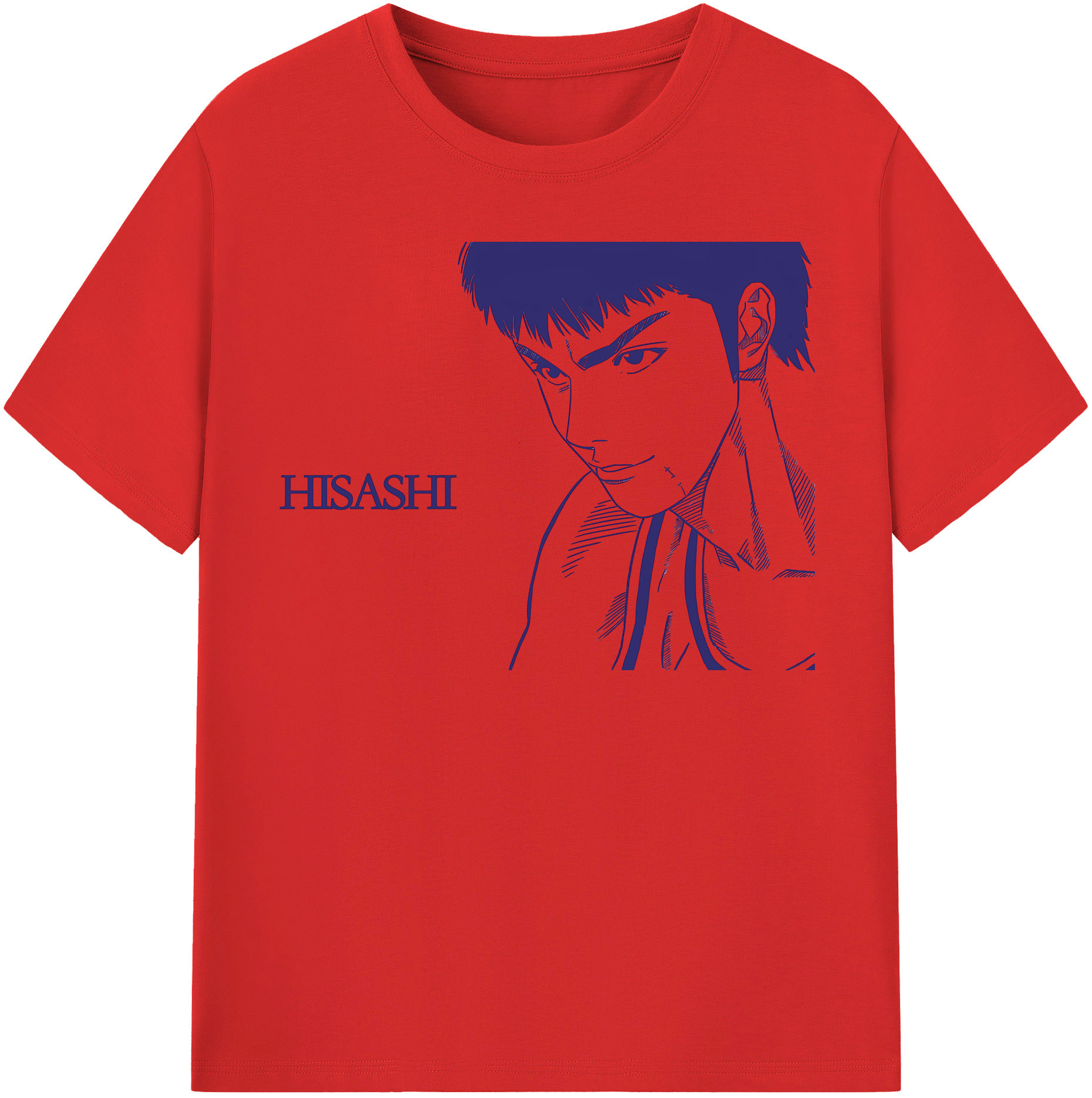 SLAM DUNK／スラムダンク 綿100％半袖Tシャツ（フロントプリント）