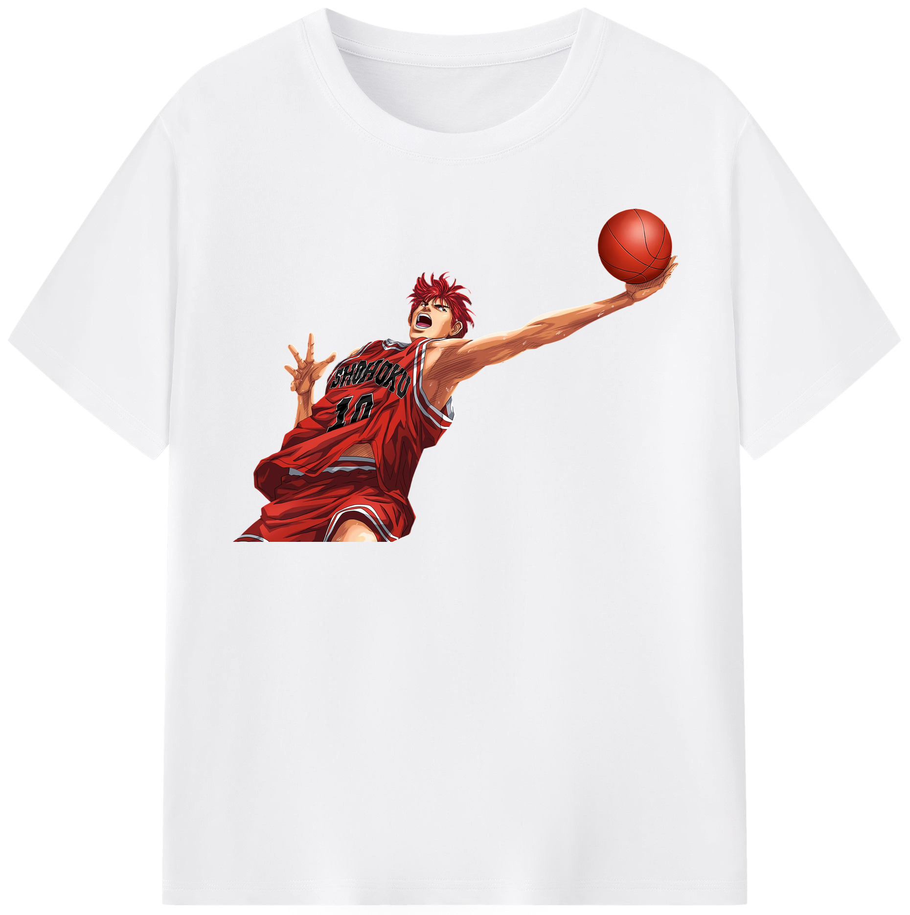 （画像用） SLAM DUNK／スラムダンク 綿100％半袖Tシャツ（フロントプリント）