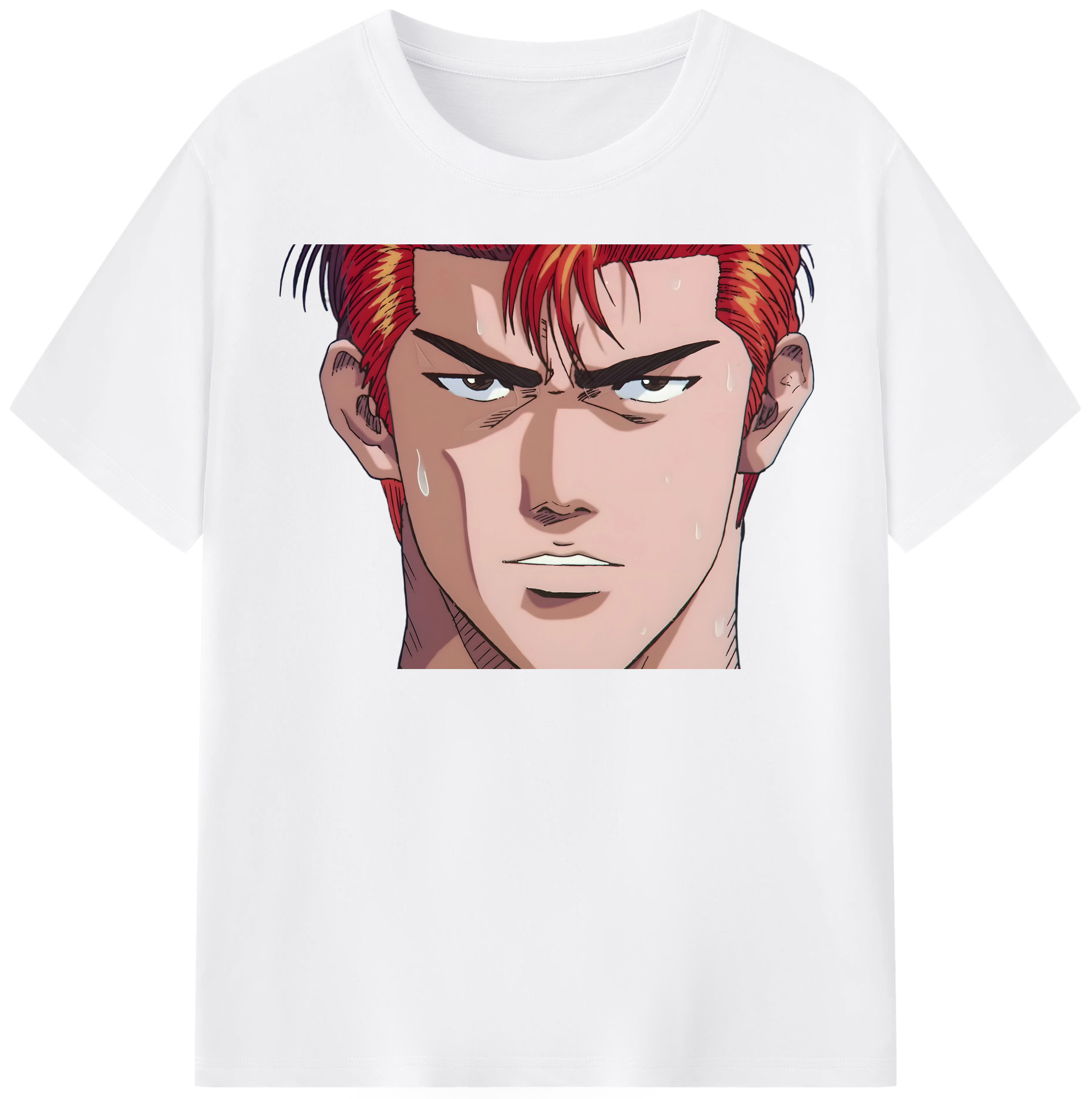 SLAM DUNK／スラムダンク 綿100％半袖Tシャツ（フロントプリント）