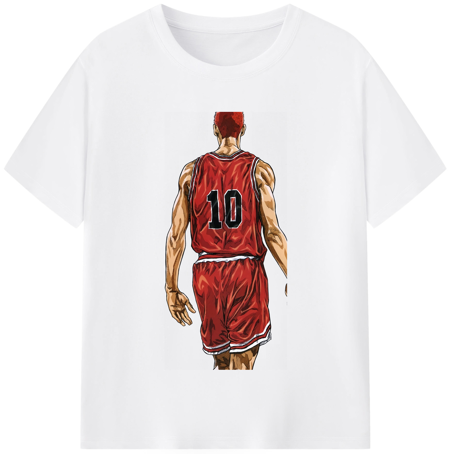 SLAM DUNK／スラムダンク 綿100％半袖Tシャツ（フロントプリント）