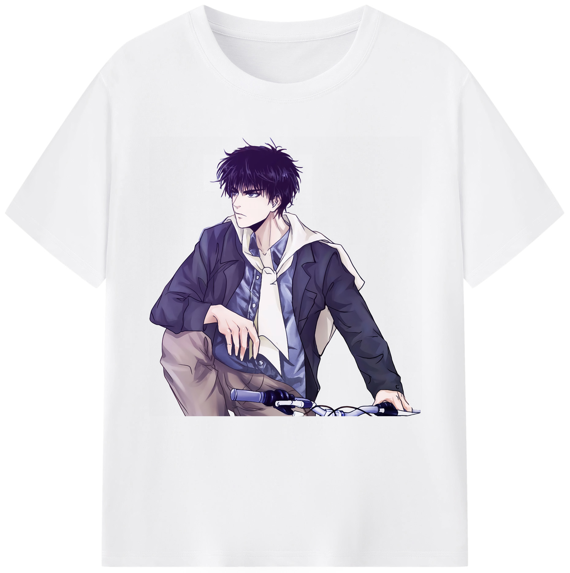 SLAM DUNK／スラムダンク 綿100％半袖Tシャツ（フロントプリント）
