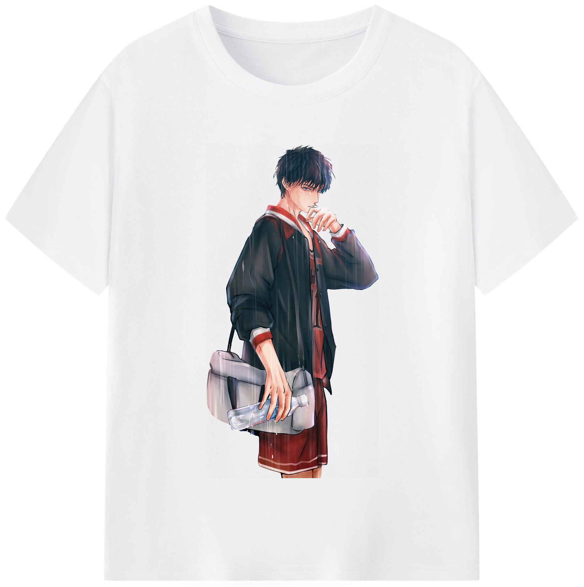 SLAM DUNK／スラムダンク 綿100％半袖Tシャツ（フロントプリント）