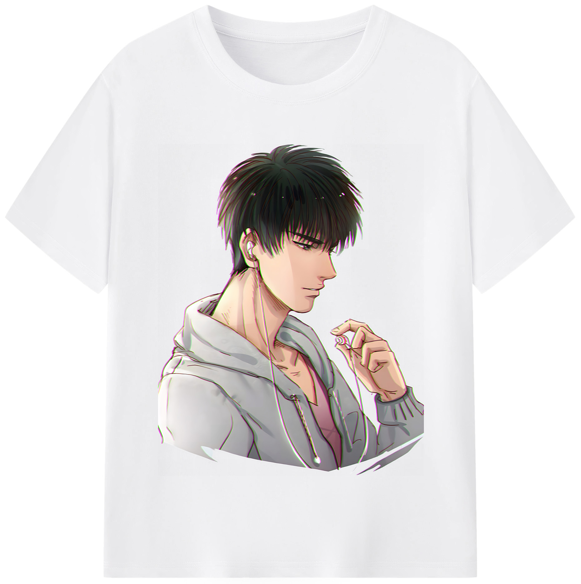 SLAM DUNK／スラムダンク 綿100％半袖Tシャツ（フロントプリント）