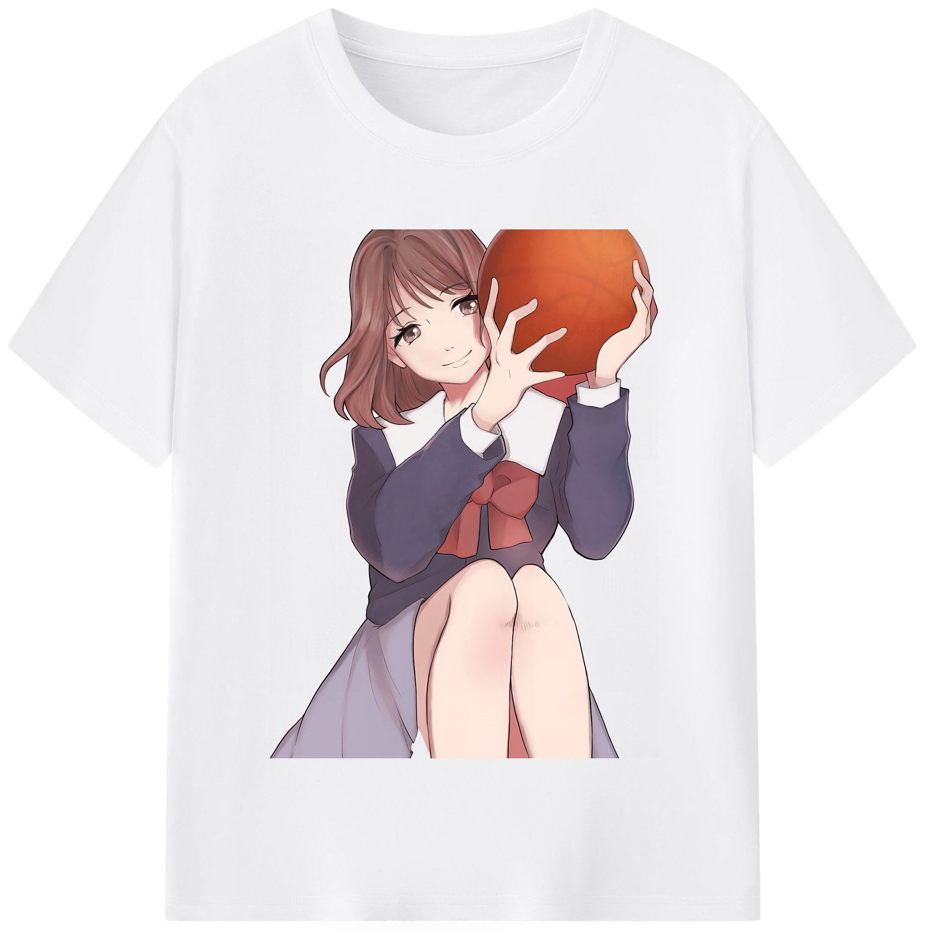 SLAM DUNK／スラムダンク 綿100％半袖Tシャツ（フロントプリント）
