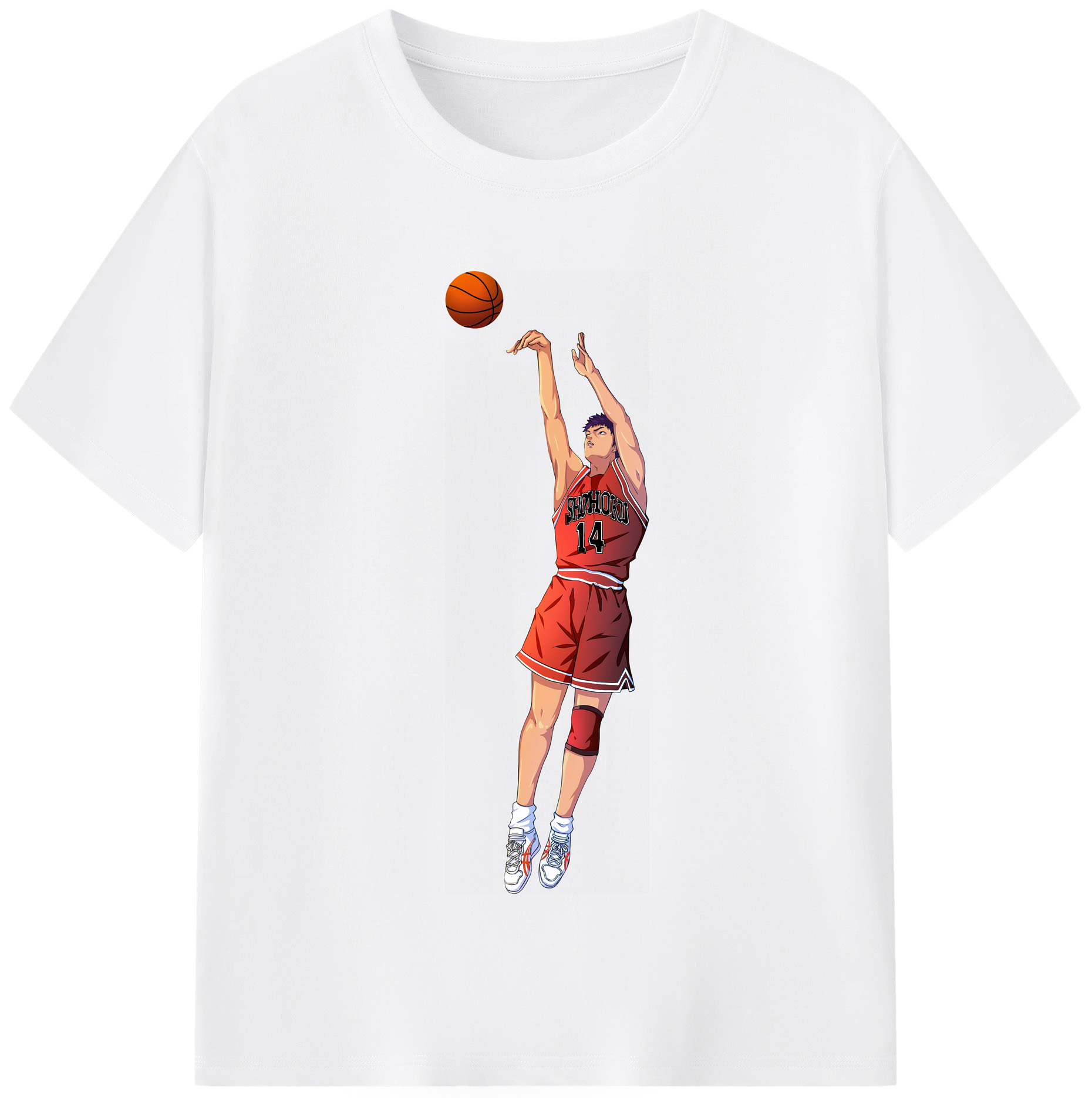 （画像用） SLAM DUNK／スラムダンク 綿100％半袖Tシャツ（フロントプリント）
