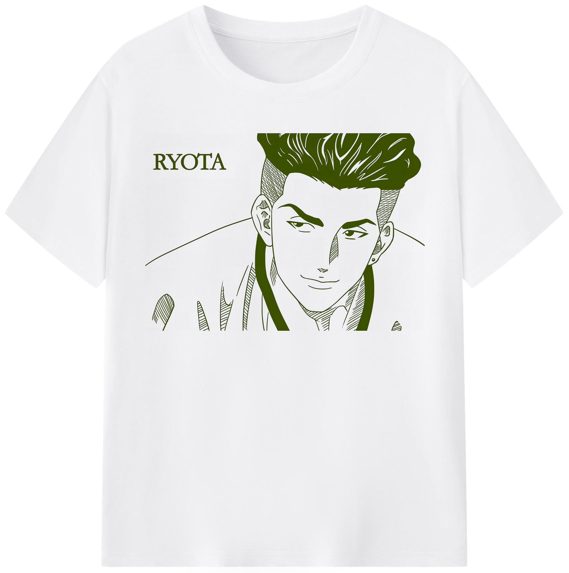 SLAM DUNK／スラムダンク 綿100％半袖Tシャツ（フロントプリント）