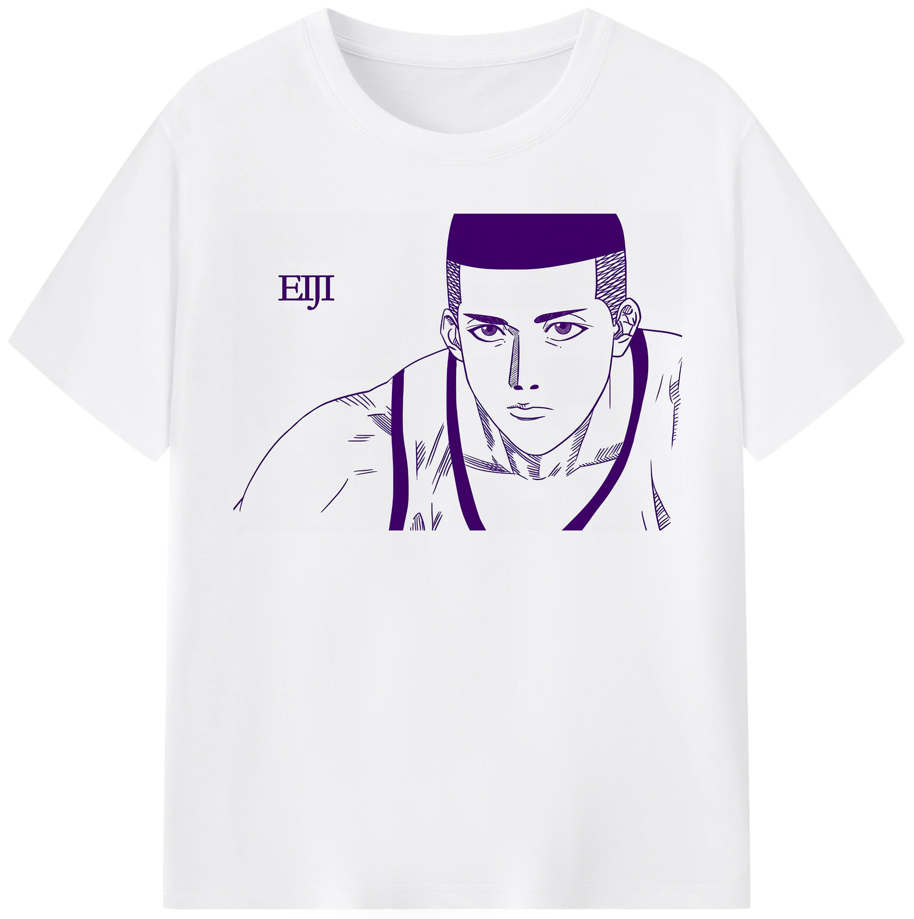 （画像用） SLAM DUNK／スラムダンク 綿100％半袖Tシャツ（フロントプリント）