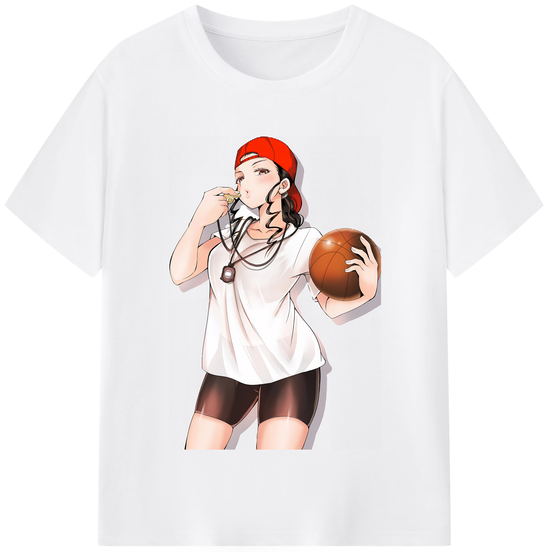 SLAM DUNK／スラムダンク 綿100％半袖Tシャツ（フロントプリント）