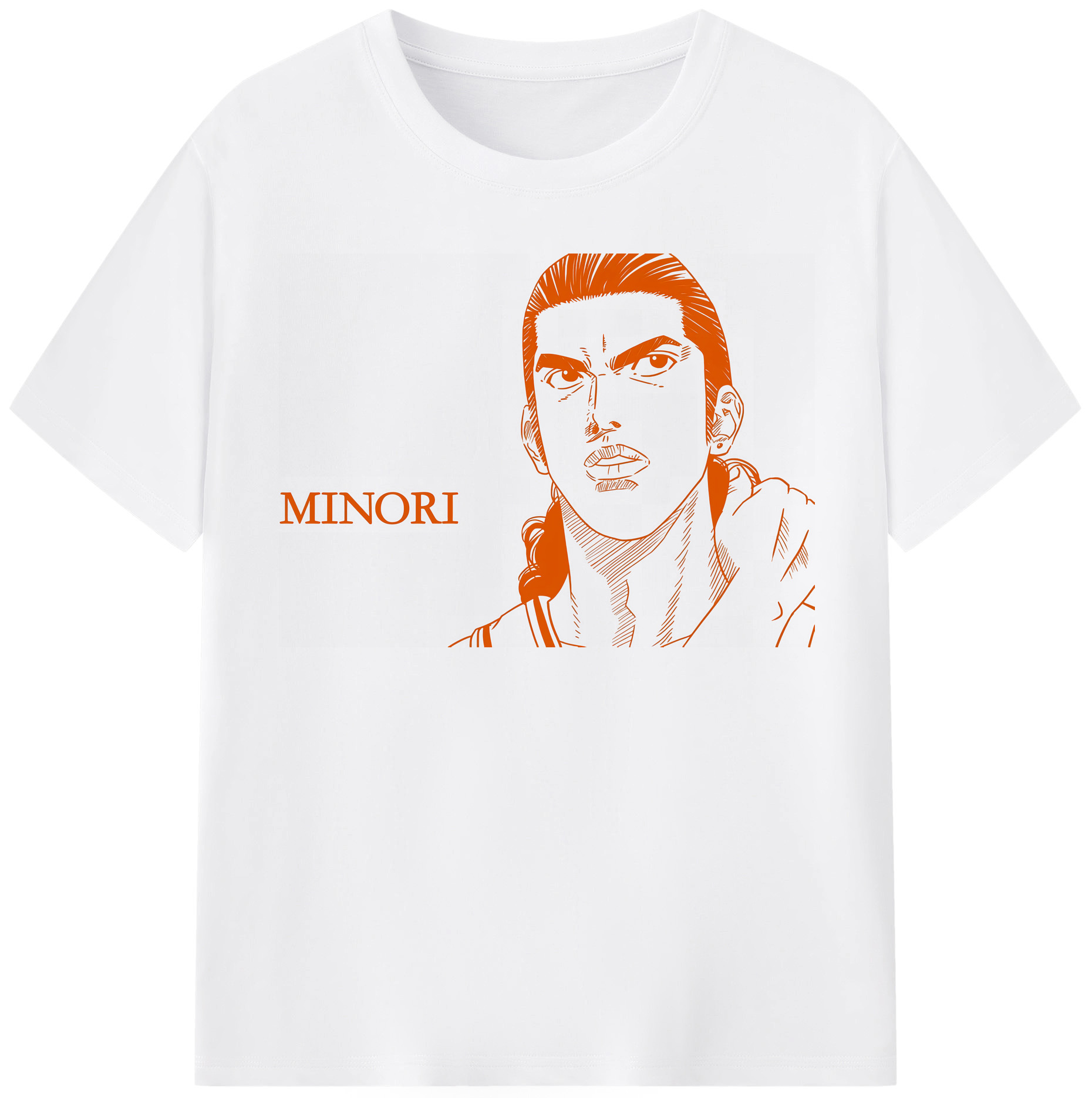 SLAM DUNK／スラムダンク 綿100％半袖Tシャツ（フロントプリント）