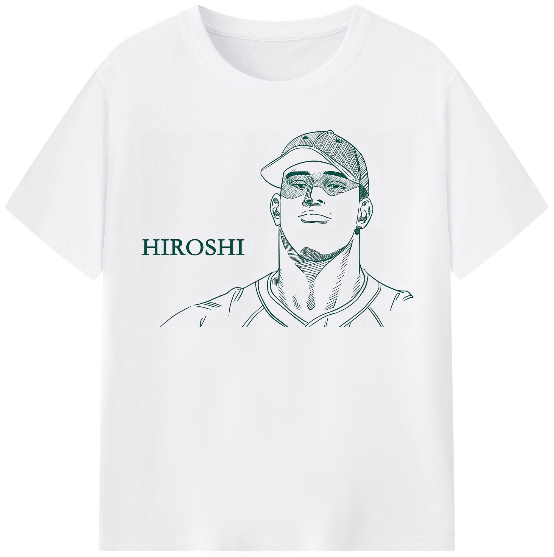 SLAM DUNK／スラムダンク 綿100％半袖Tシャツ（フロントプリント）