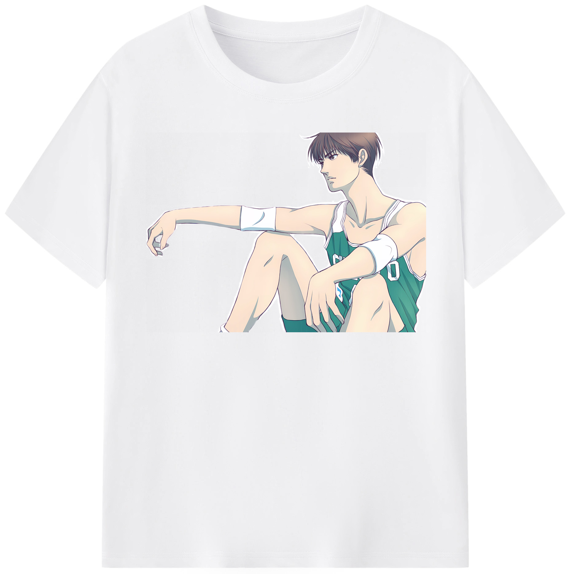 SLAM DUNK／スラムダンク 綿100％半袖Tシャツ（フロントプリント）