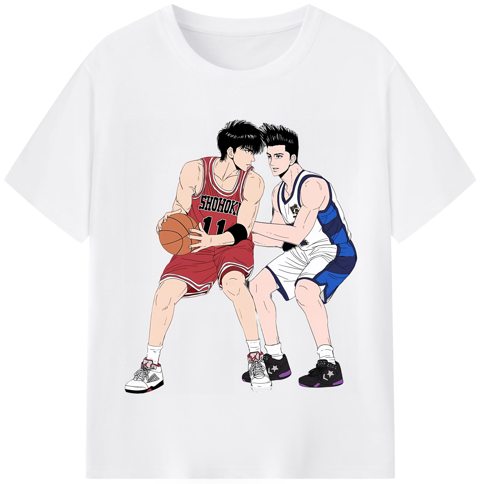 （画像用） SLAM DUNK／スラムダンク 綿100％半袖Tシャツ（フロントプリント）