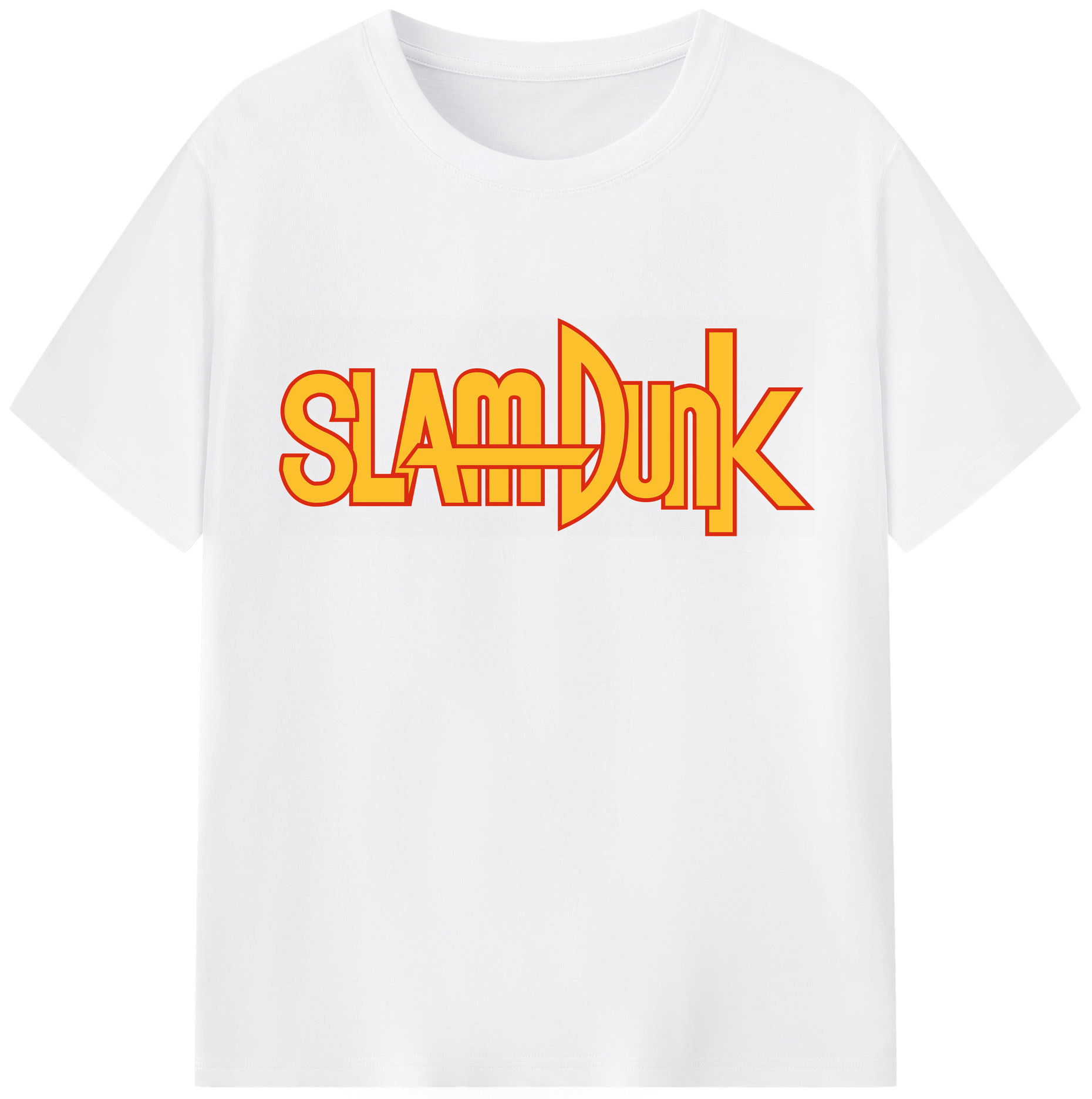 SLAM DUNK／スラムダンク 綿100％半袖Tシャツ（フロントプリント）