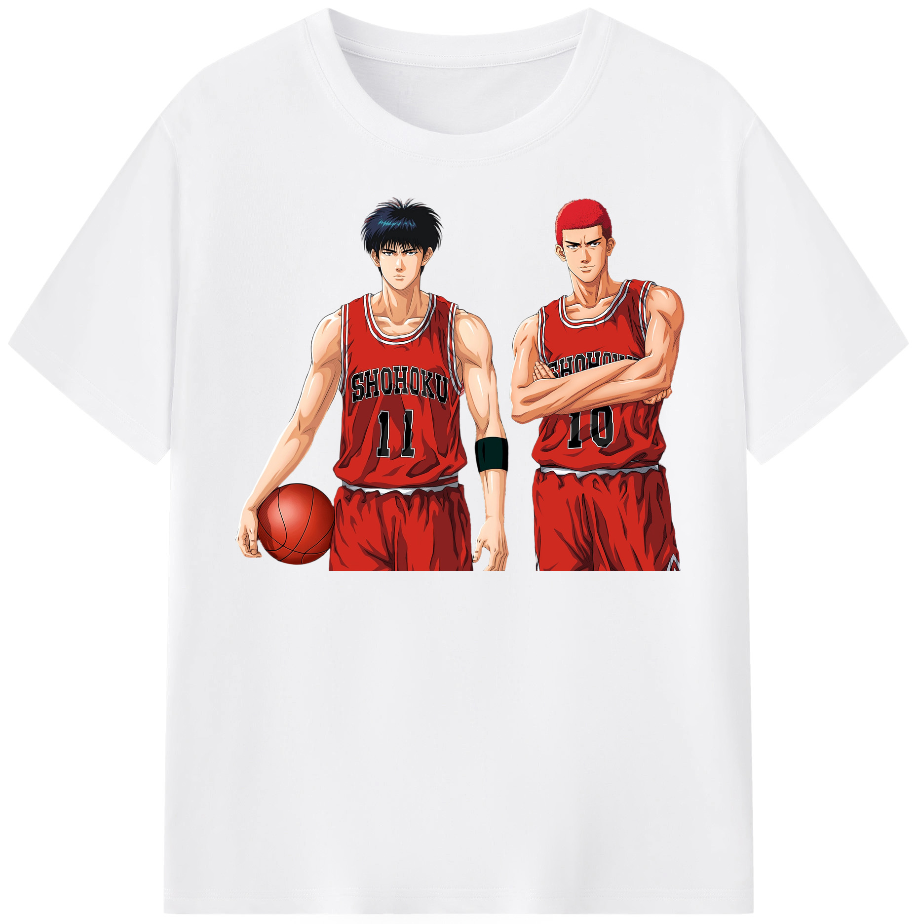 （画像用） SLAM DUNK／スラムダンク 綿100％半袖Tシャツ（フロントプリント）