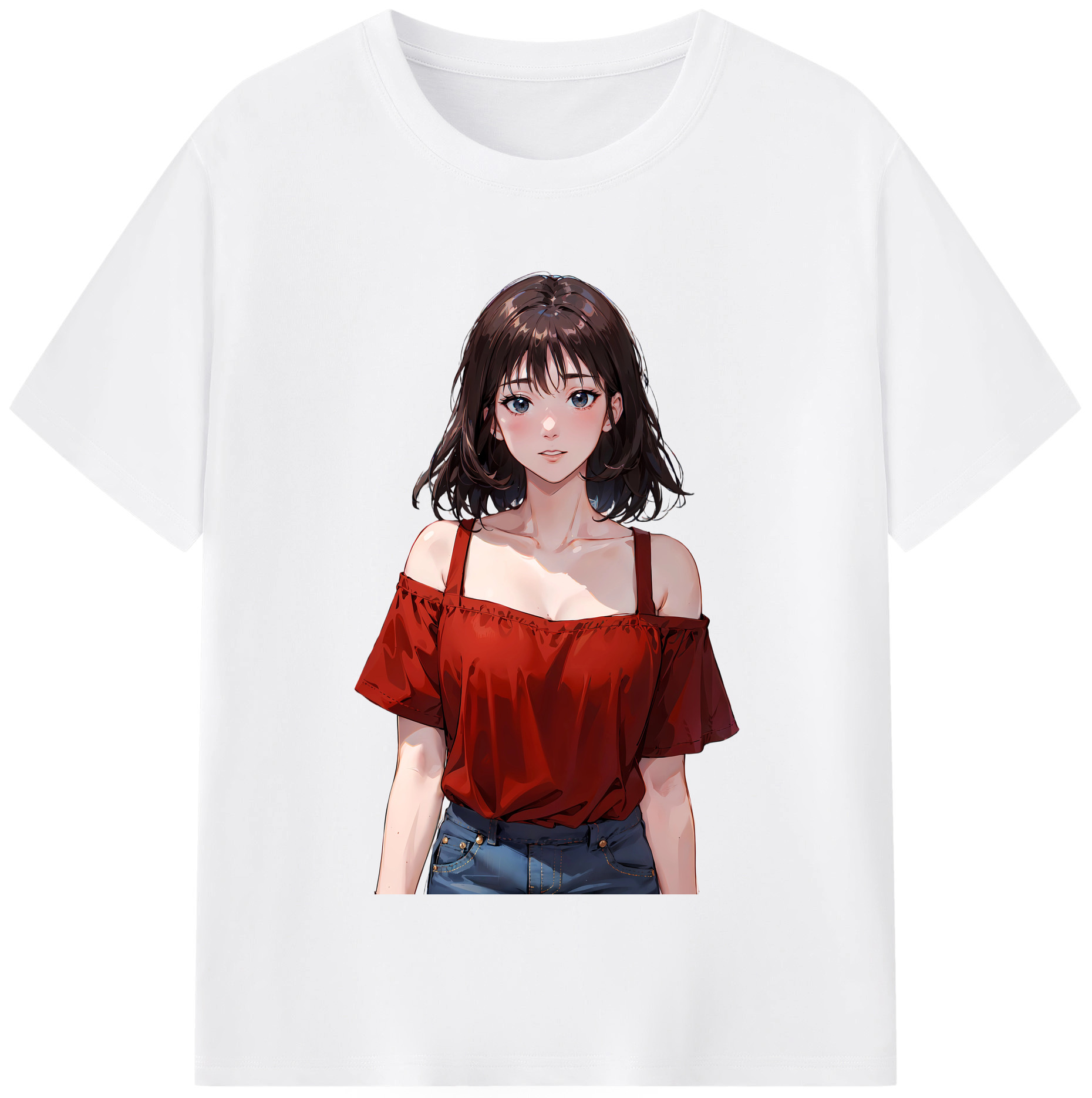 SLAM DUNK／スラムダンク 綿100％半袖Tシャツ（フロントプリント）