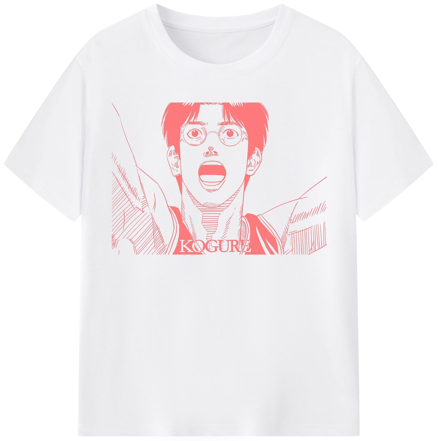 SLAM DUNK／スラムダンク 綿100％半袖Tシャツ（フロントプリント）