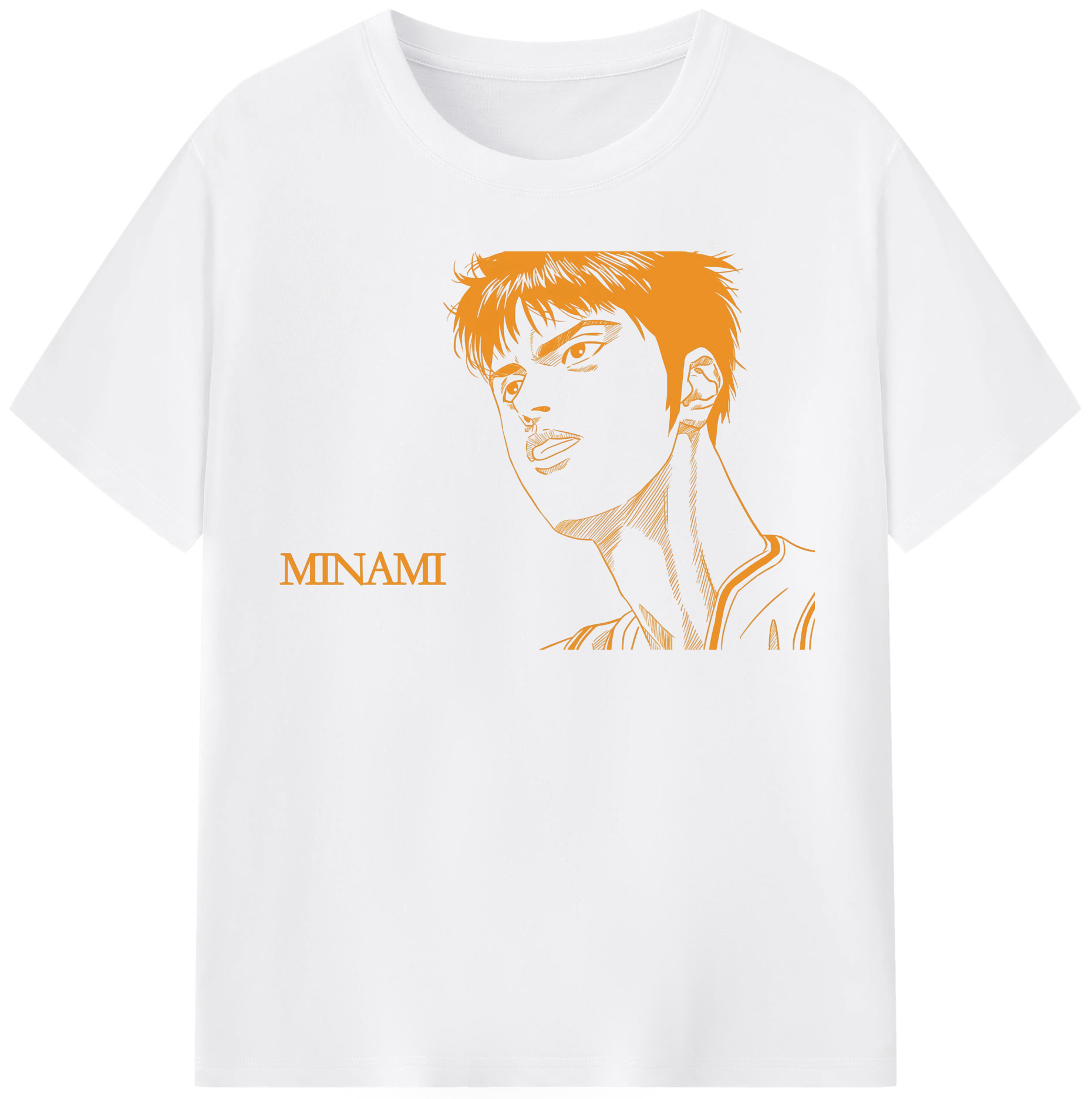 SLAM DUNK／スラムダンク 綿100％半袖Tシャツ（フロントプリント）