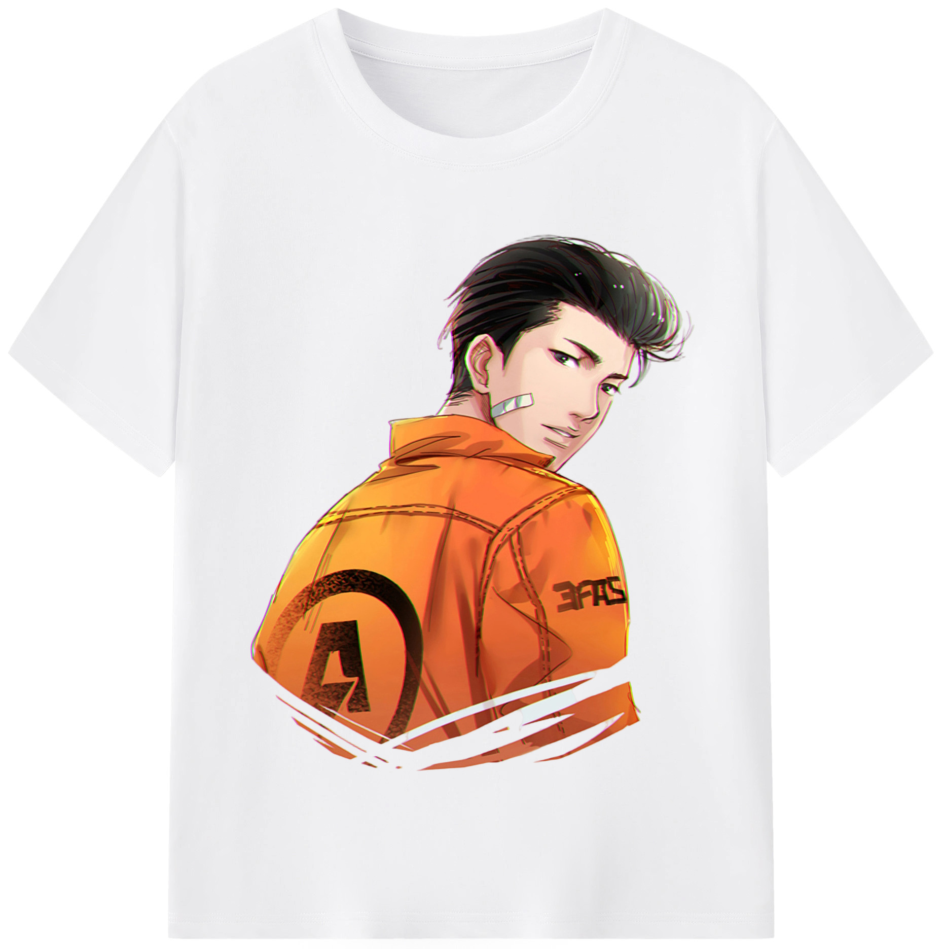 SLAM DUNK／スラムダンク 綿100％半袖Tシャツ（フロントプリント）